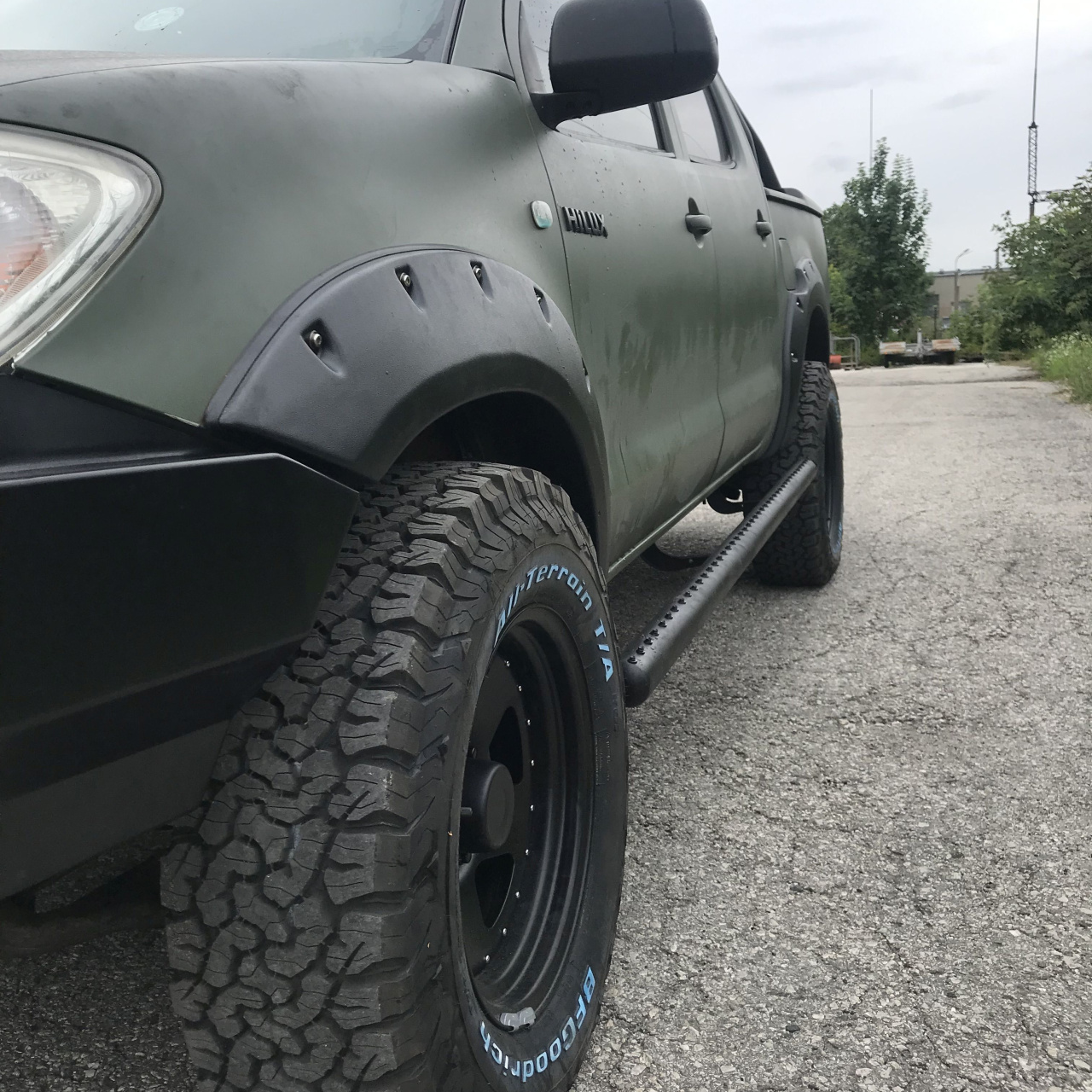 FELGI STALOWE CZARNY MAT 17X8 6X139,7 ET-20 NISSAN TOYOTA