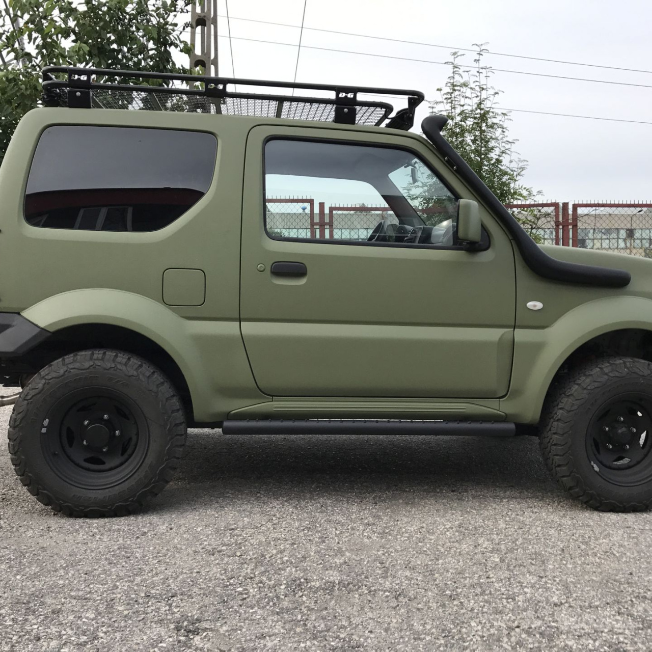 FELGI CZARNY MAT 15X8 E-40 5X139,7 SUZUKI UAZ