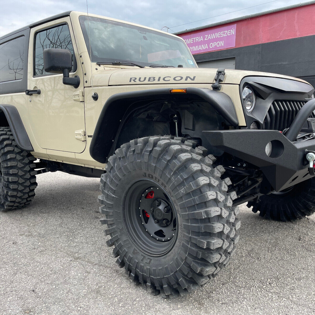 FELGI STALOWE CZARNY MAT 16X8 5X127 ET-10 JEEP WJ