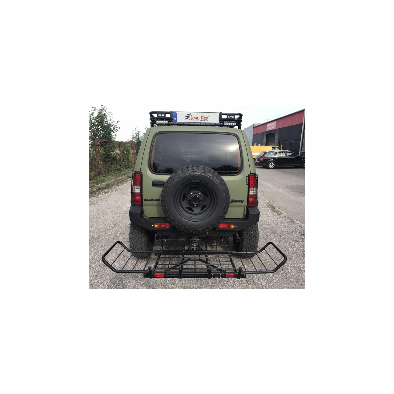 ZDERZAK TYLNY SUZUKI JIMNY ALUMINIOWY Z OŚWIETLENIEM