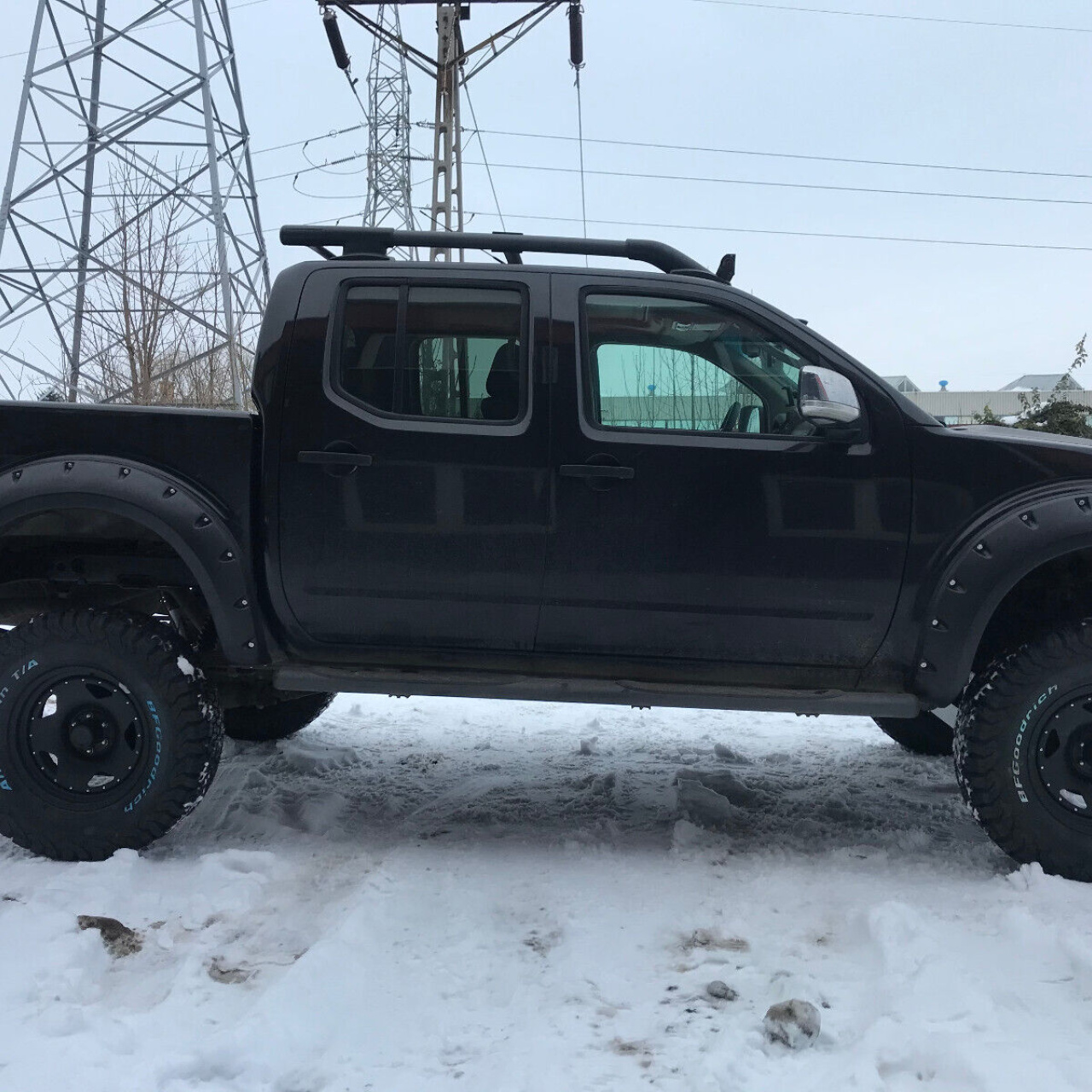 FELGI STALOWE CZARNY MAT 17X7 NAVARA D40 NP300 PATHFINDER MERCEDES X-CLASS