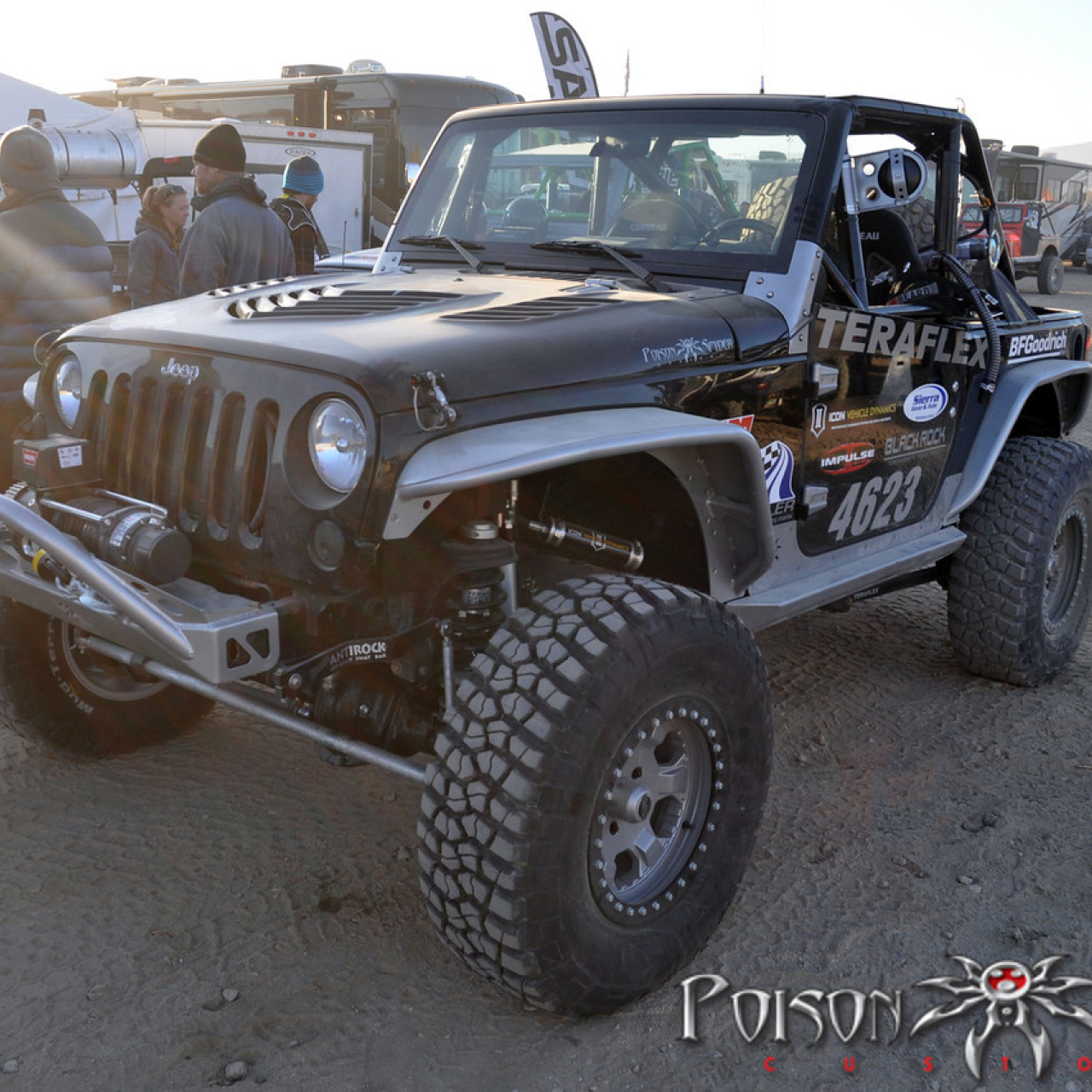 Podkładki gumowe pod osłony boczne - Jeep JK