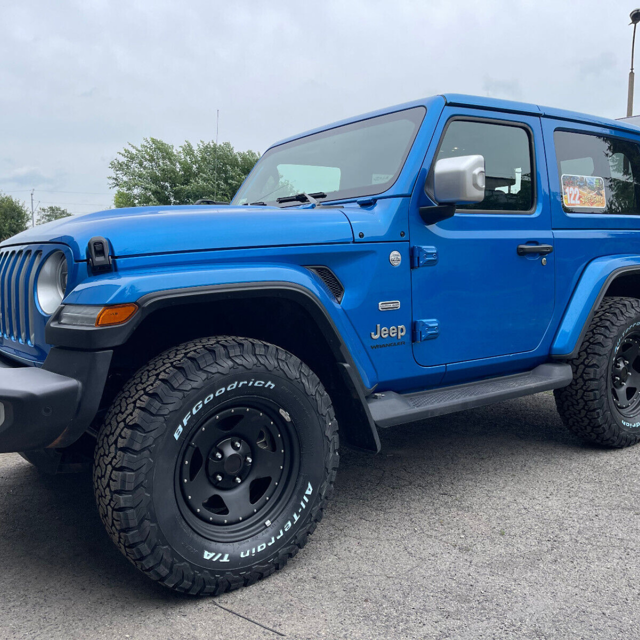 FELGI STALOWE CZARNY MAT 17X8 5X127 ET-10 WRANGLER