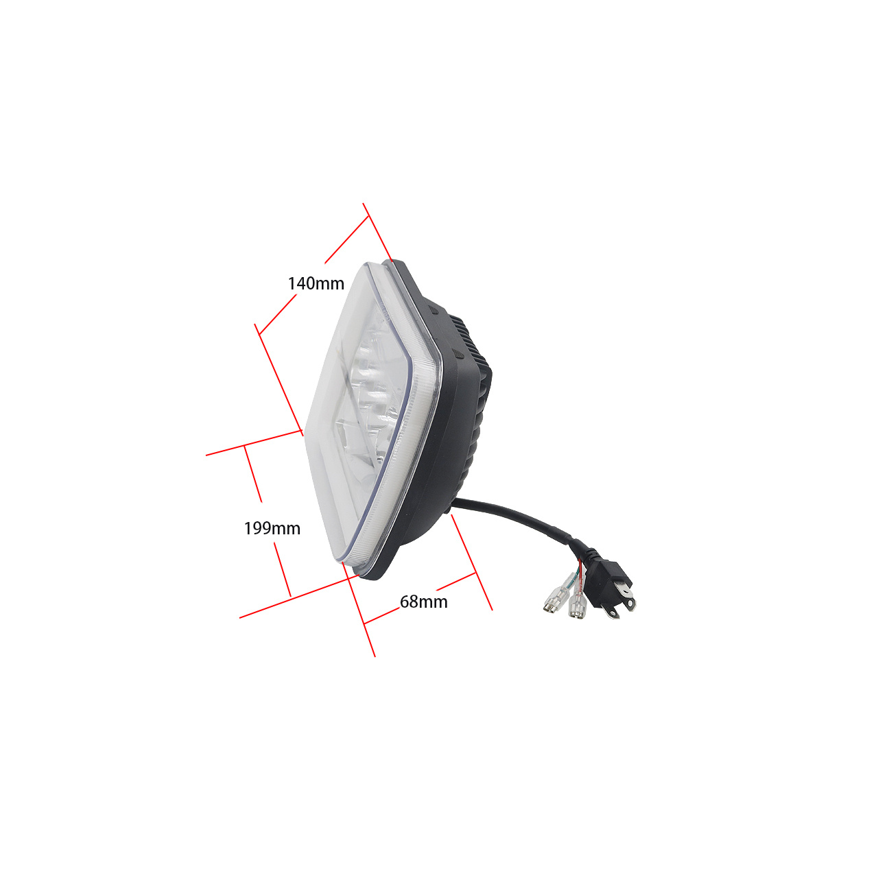 Lampy przednie LED Jeep Cherokee XJ Wrangler YJ