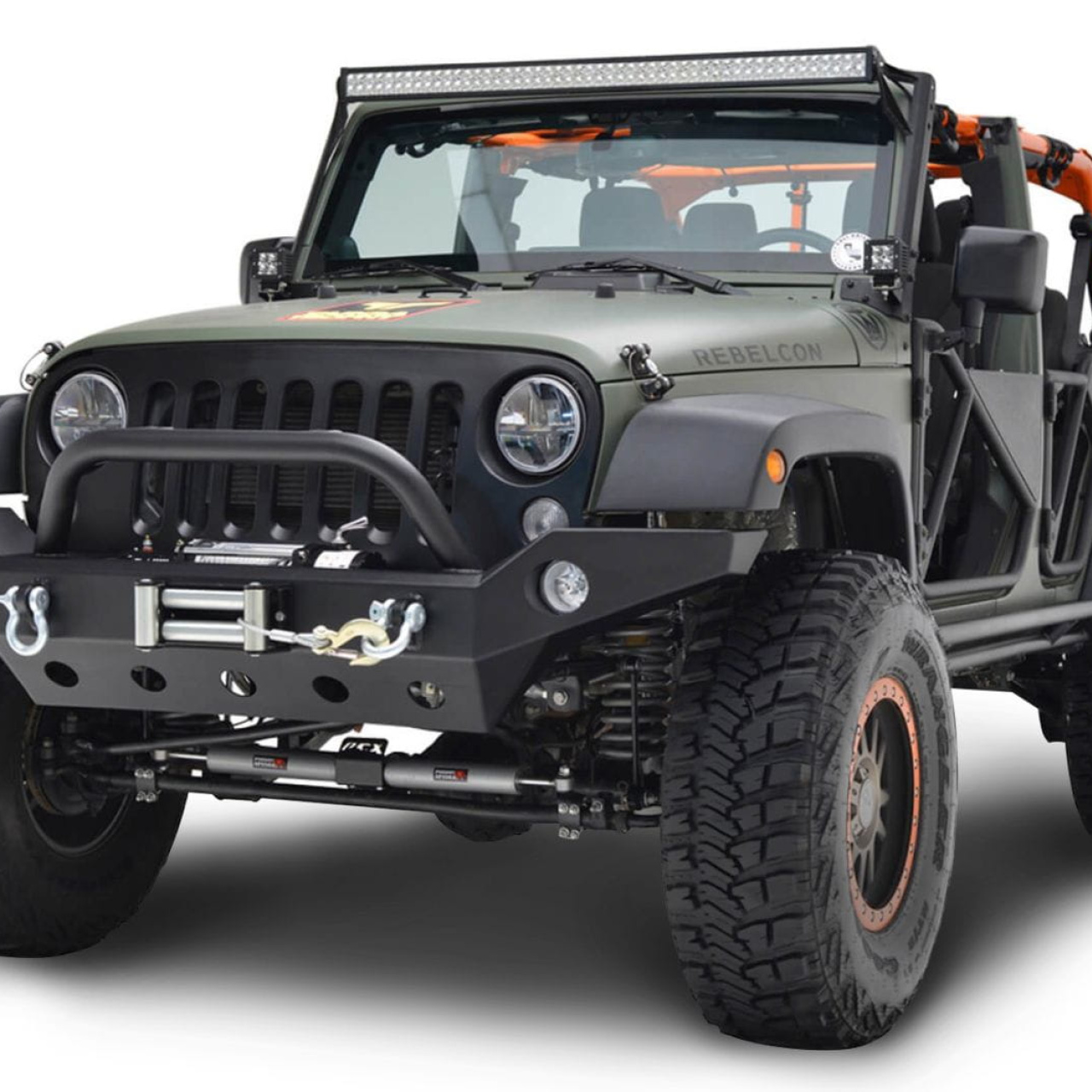 ZDERZAK PRZEDNI ALASKA R8 PARAMOUNT AUTOMOTIVE JEEP WRANGLER JK 07-18