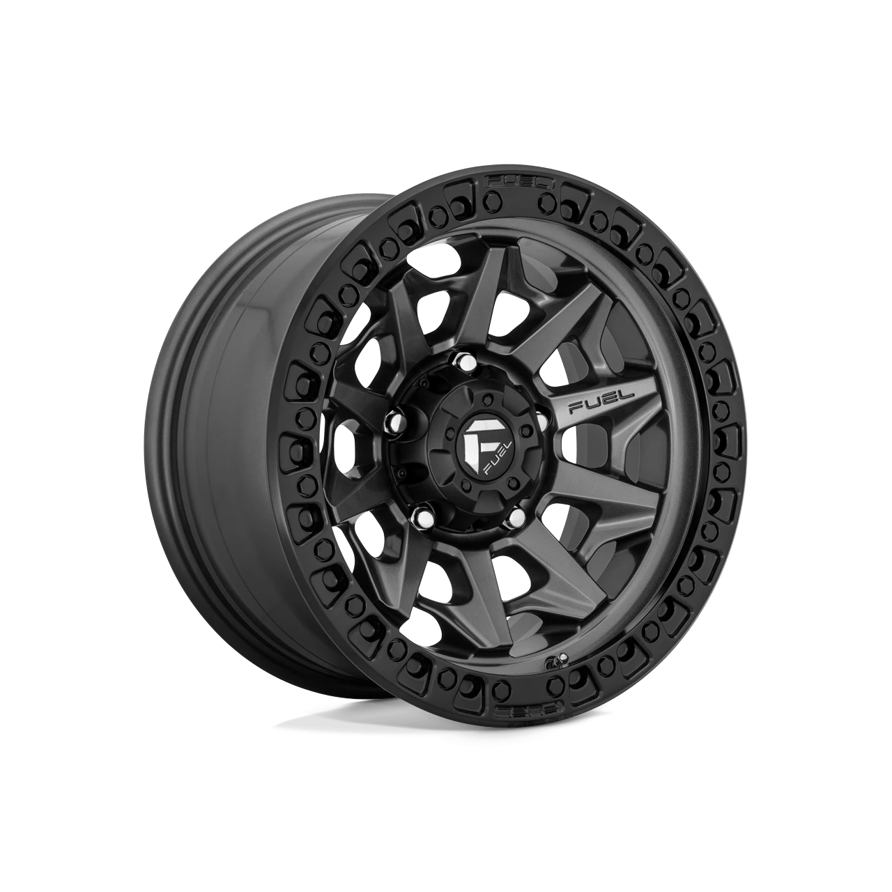 Felga Aluminiowa Fuel Covert Matte Gun Metal Black Bead Ring 20x10 6x139.7 ET-18 Toyota RAM1500