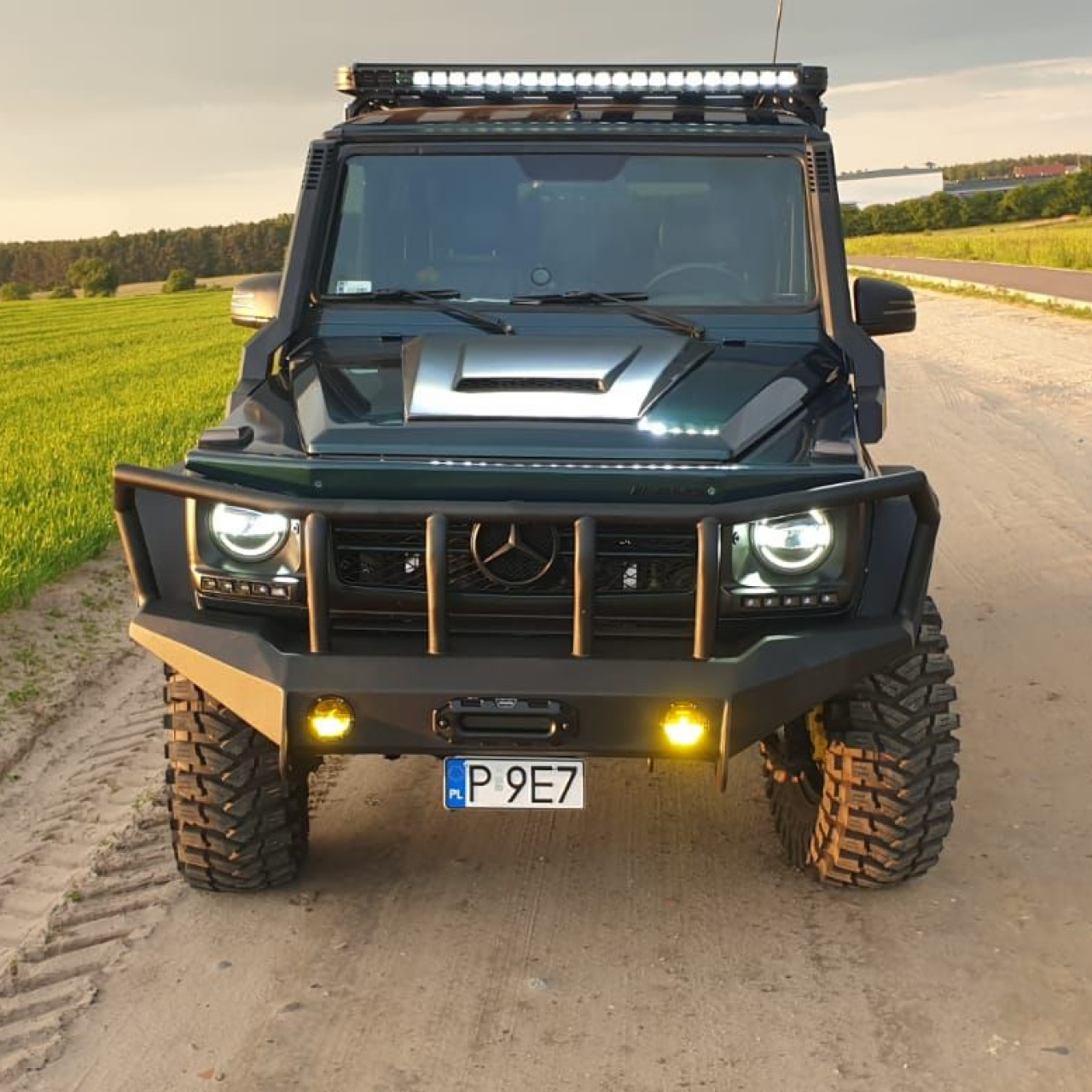 PODWÓJNY SNORKEL MERCEDES GELENDA G-CLASS W463 1990+