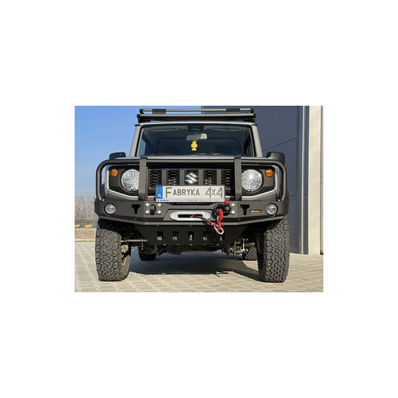 ZDERZAK PRZEDNI STALOWY SUZUKI JIMNY 2017+