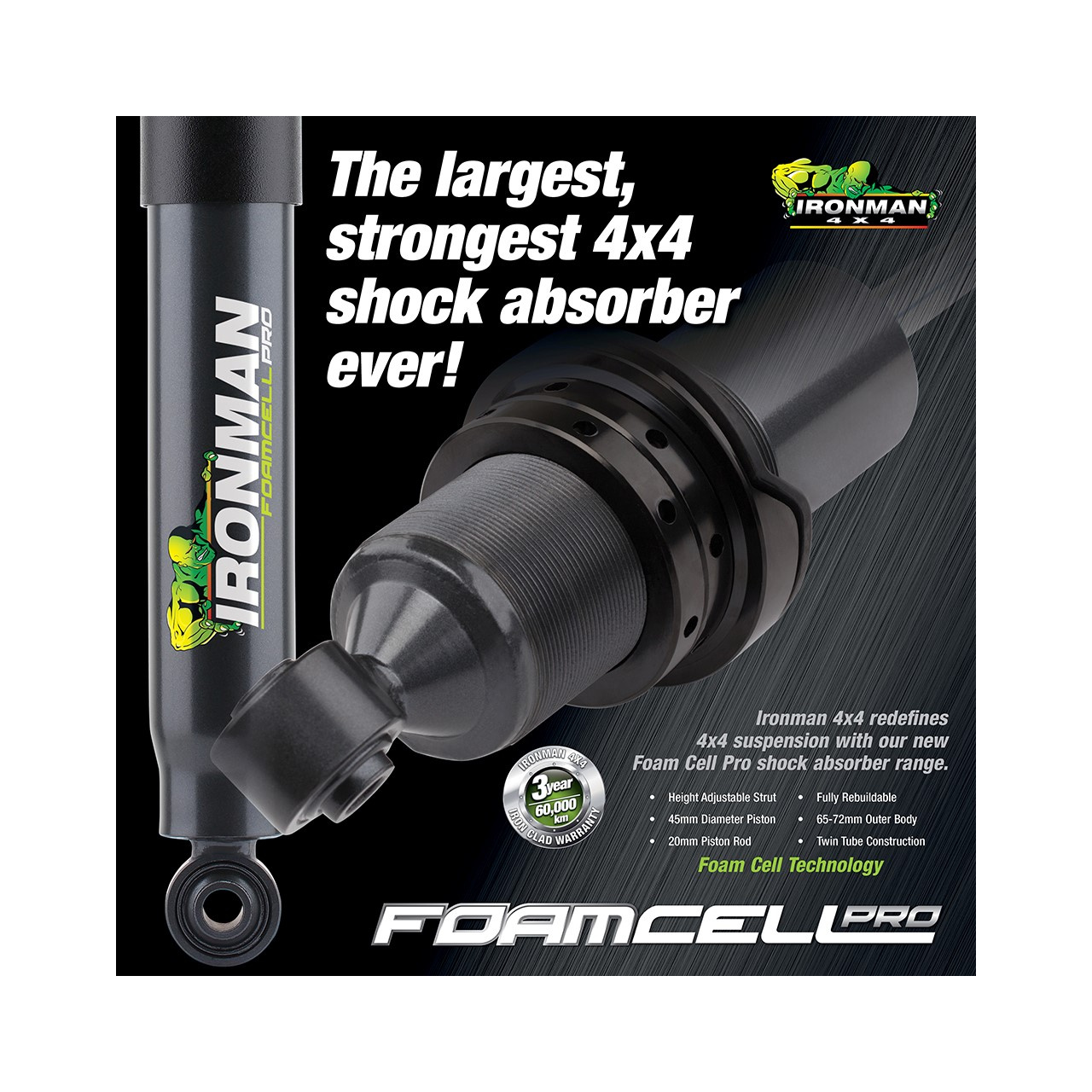 Kompletny lift zawieszenia Ironman - Jeep Wrangler JK (2007 -) 2''