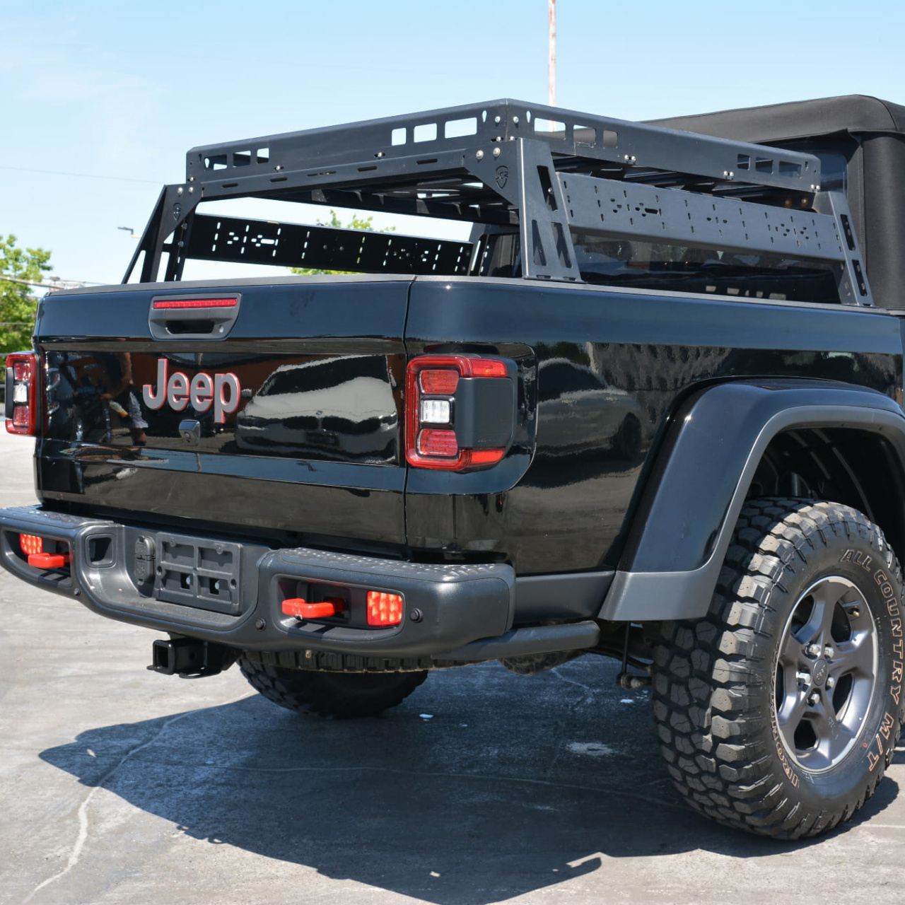 Zderzak tylny z oświetleniem LED Jeep Gladiator JT 2020+