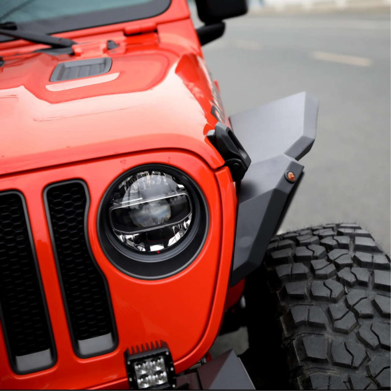 ALUMINIOWE POSZERZENIA BŁOTNIKÓW WRANGLER TYPU FLAT JK 07-18