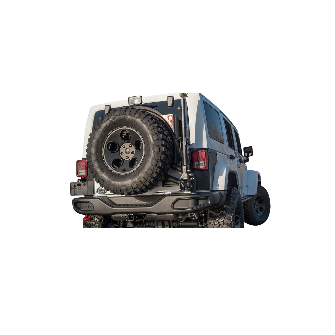  ZDERZAK TYLNY ROCZNICOWY 10-th ANNIVERSARY Z MOCOW3ANIEM KOŁA ZAPASOWEGO JEEP WRANGLER JK 2007-2018