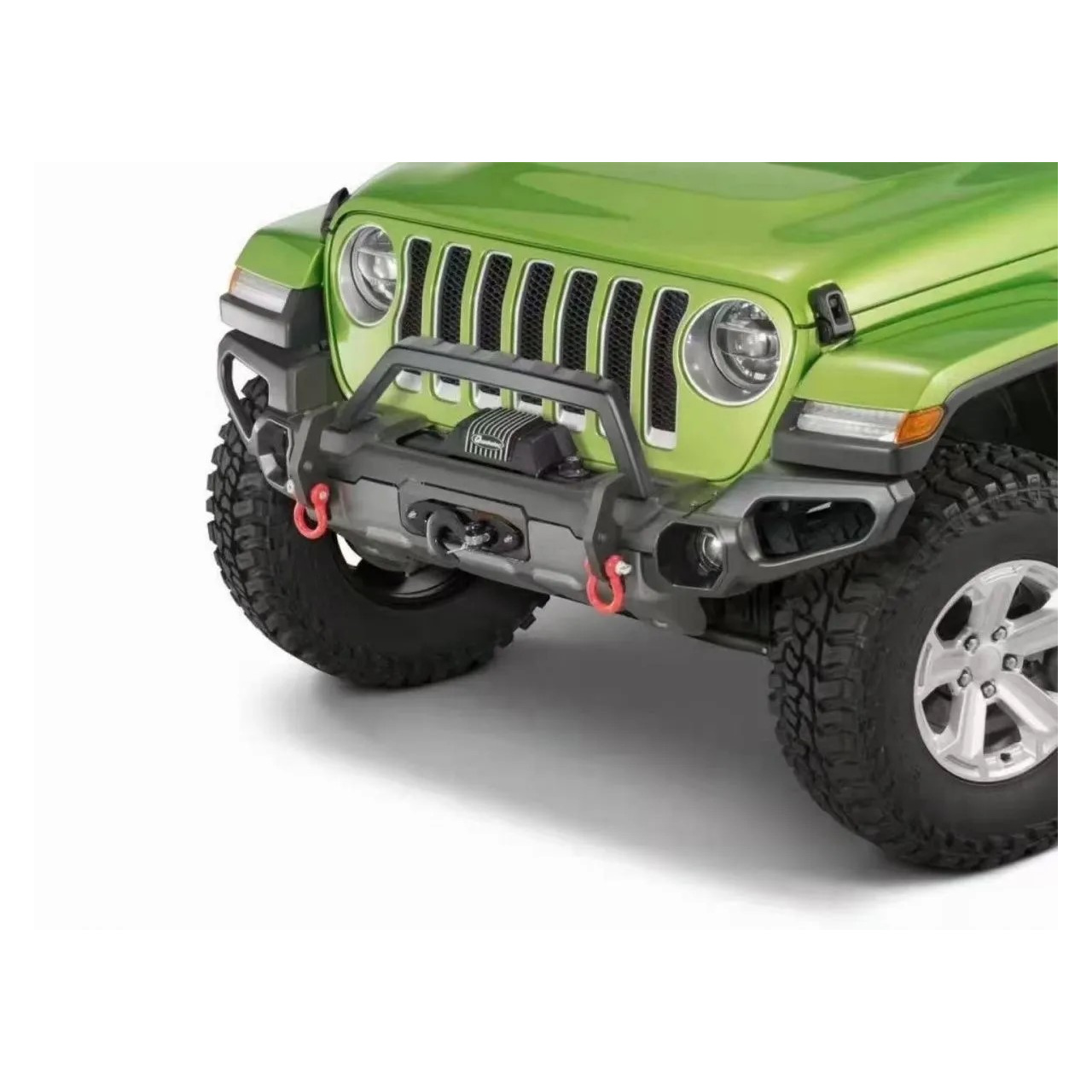 Pełny zderzak przedni stalowy RR Venator z narożami i płytą pod wyciągarkę - Jeep Wrangler JK JL