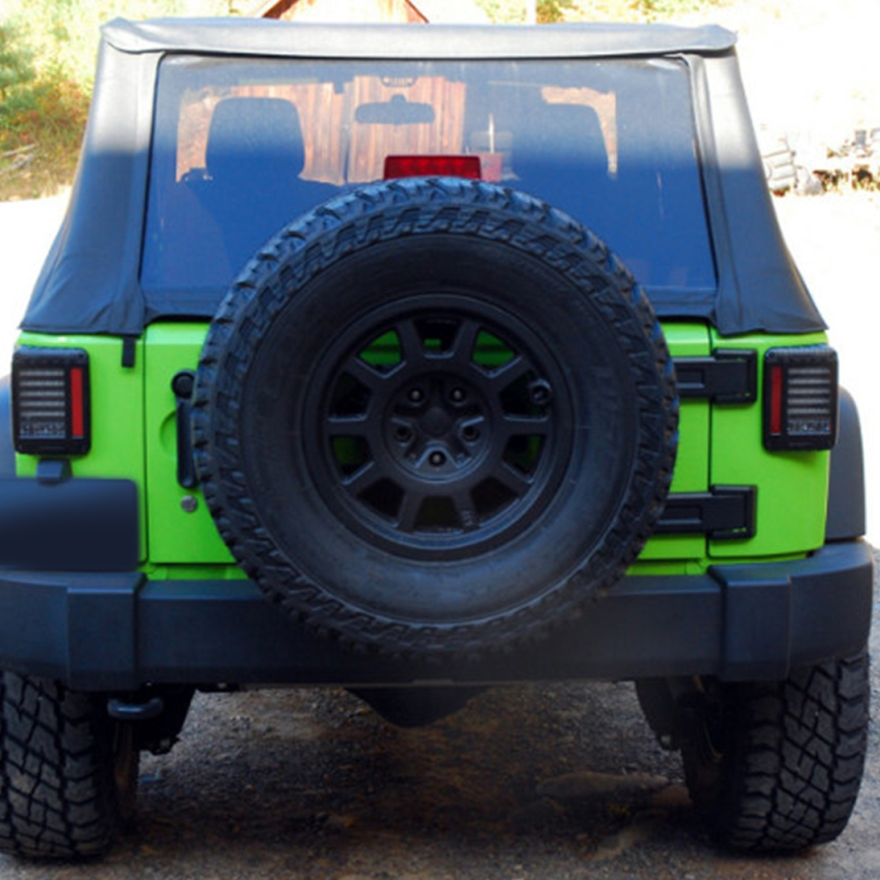 LAMPY TYLNE LED JEEP WRANGLER JK BLACK LIGHT