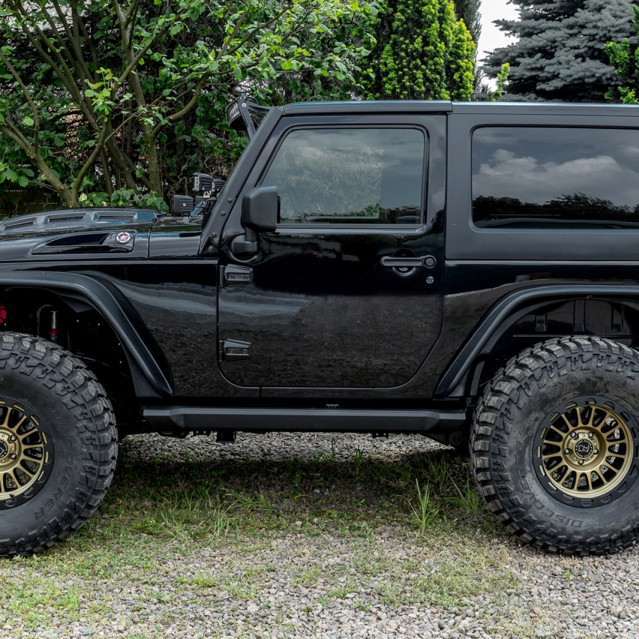 POSZERZENIA BŁOTNIKÓW PARAMOUNT AUTOMOTIVE JEEP WRANGLER JK 2 DRZWI