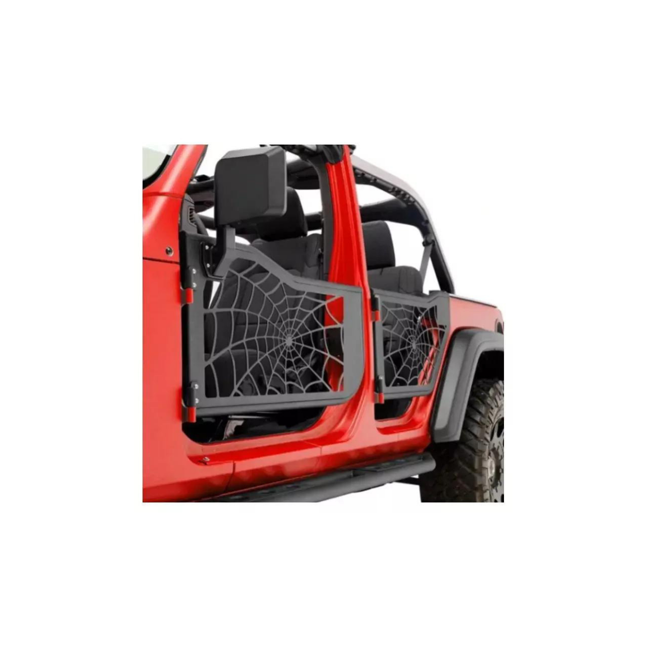  JEEP WRANGLER JL 2018+ 4D DRZWI POŁÓWKOWE KOWBOJKI Z LUSTERKAMI WRNGLER JL 2018+