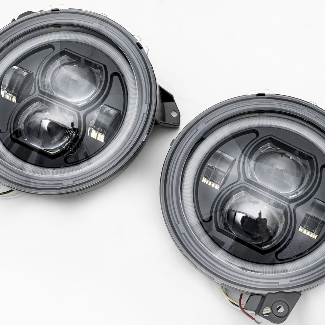 JEEP WRANGLER JL 2018+ LAMPY PRZEDNIE LED 9 CALI