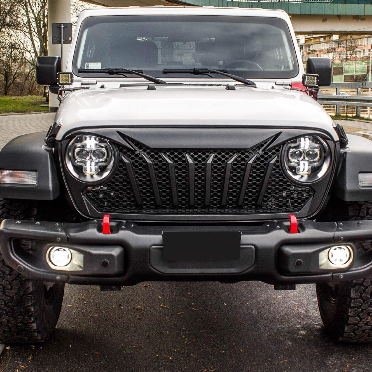 JEEP WRANGLER JL 2018+ LAMPY PRZEDNIE LED 9 CALI