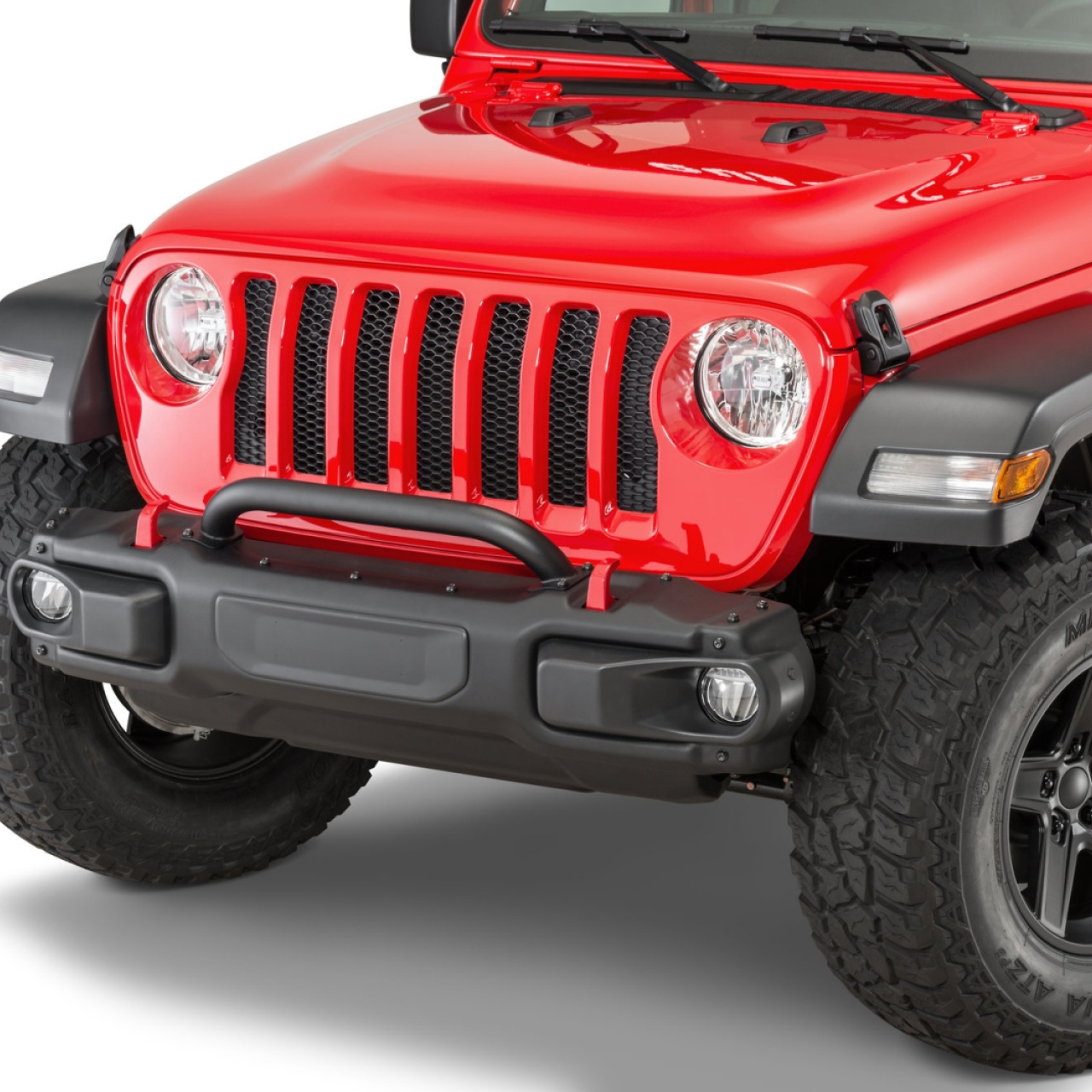 ORUROWANIE GRILA DO ZDERZAKA PRZEDNIEGO RUBICON  JEEP WRANGLER JL 2018+