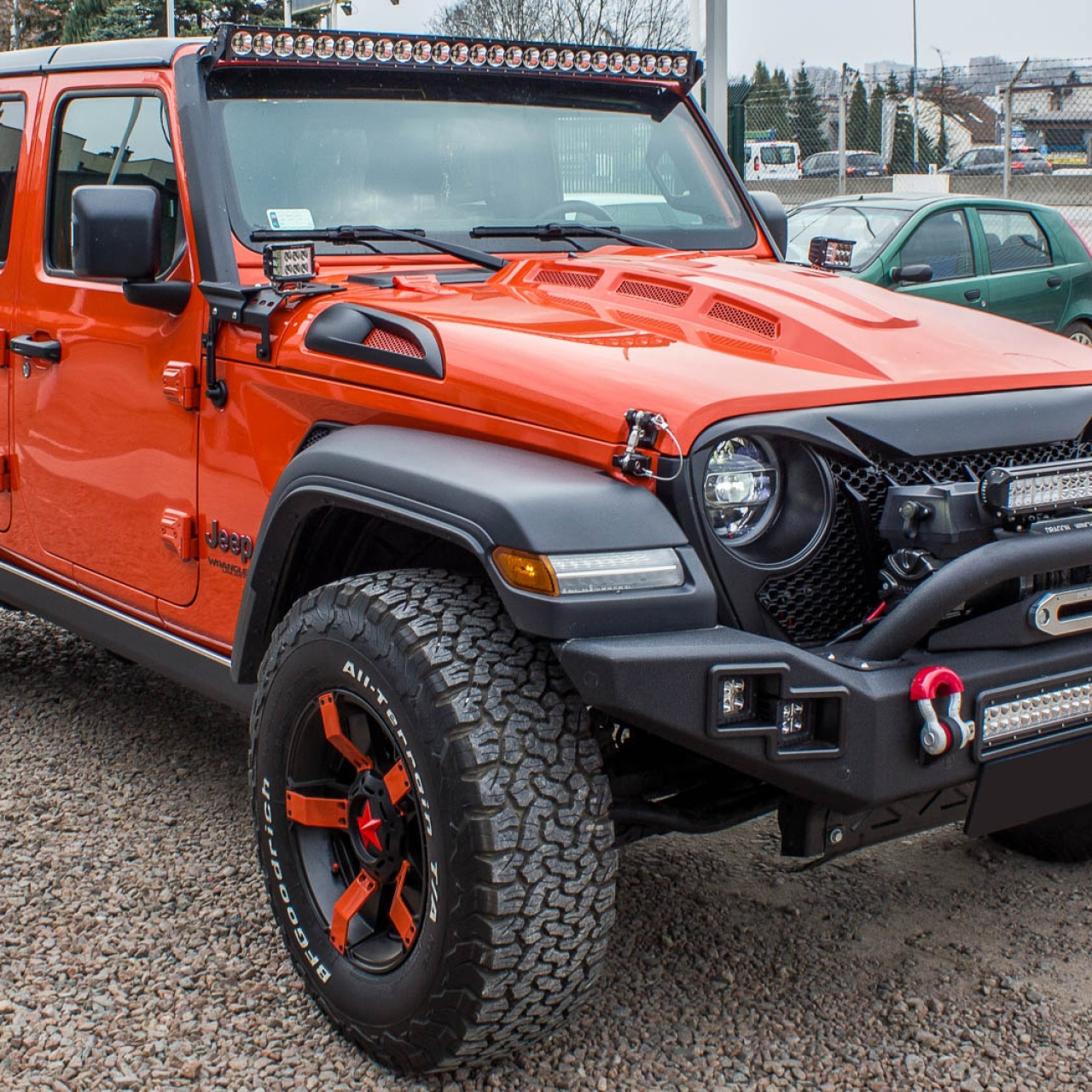 Zderzak przedni stal PARAMOUNT AUTOMOTIVE LP Jeep Wrangler JK JL