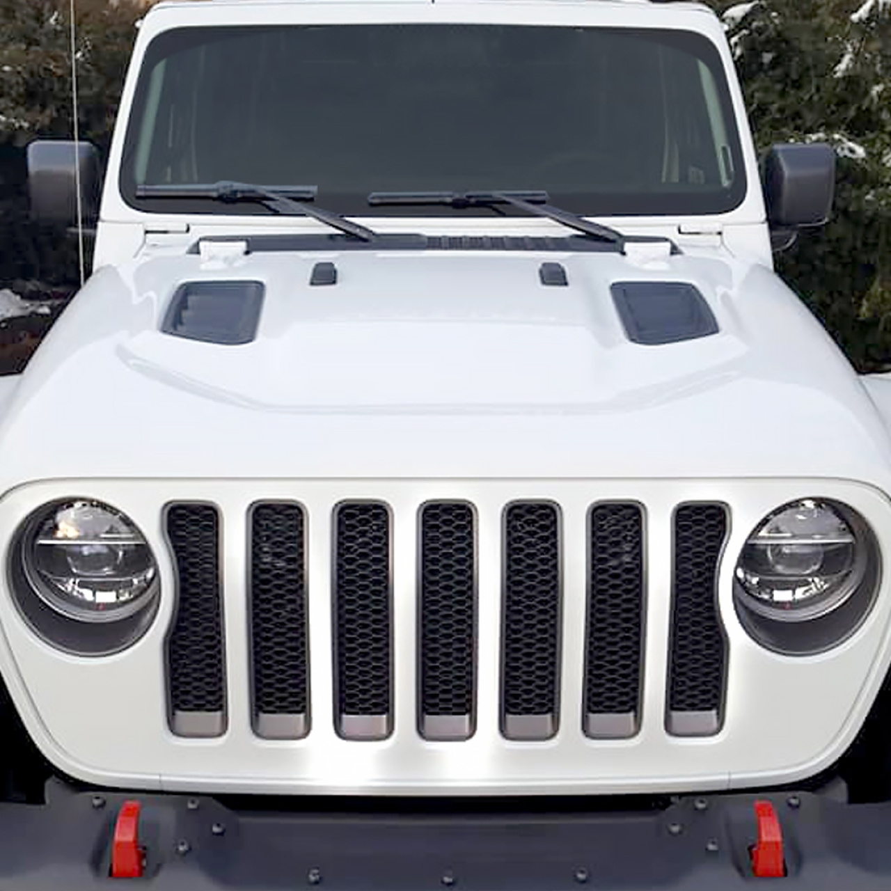 MASKA MODEL RUBICON JEEP WRANGLER JL 2018+ EUROPEJSKA WERSJA MOCOWAŃ MASKI