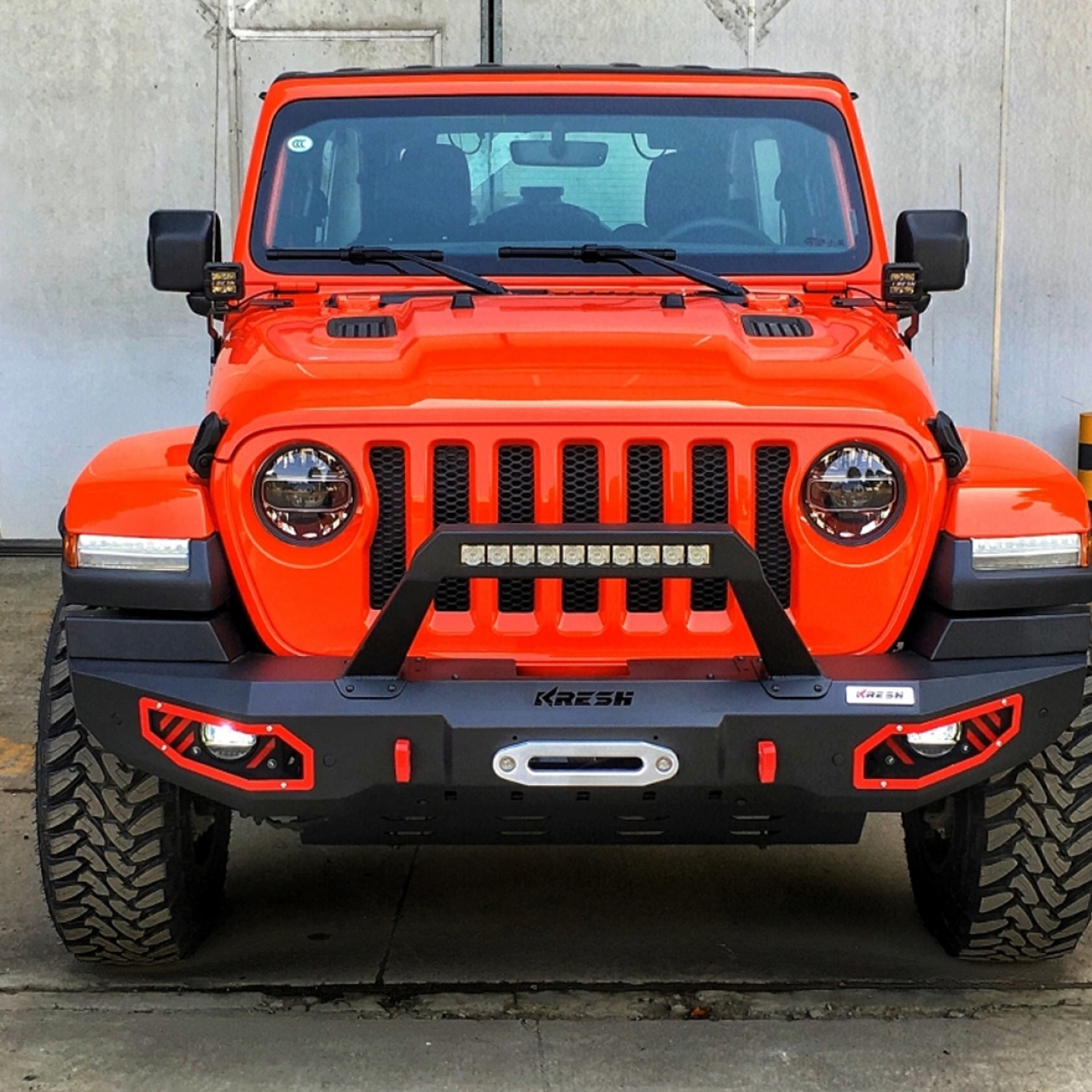 ZDERZAK PRZEDNI BRAVE JEEP WRANGLER JL 2018+