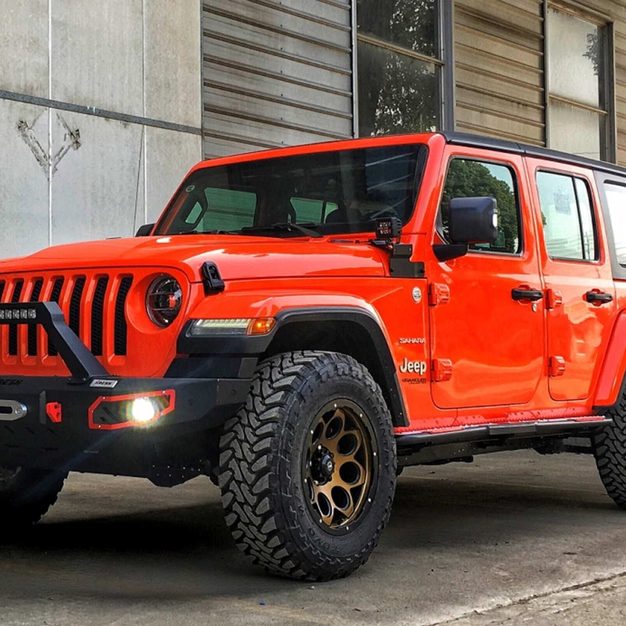 ZDERZAK PRZEDNI BRAVE JEEP WRANGLER JL 2018+