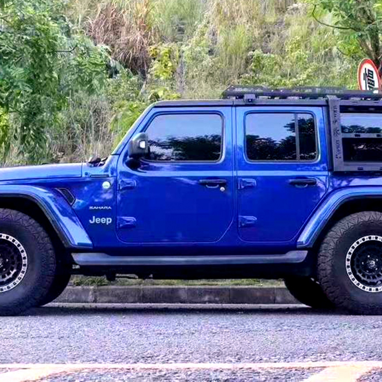  JEEP WRANGLER JL 2018+ BAGAŻNIK DACHOWY Z DRABINKĄ STAL