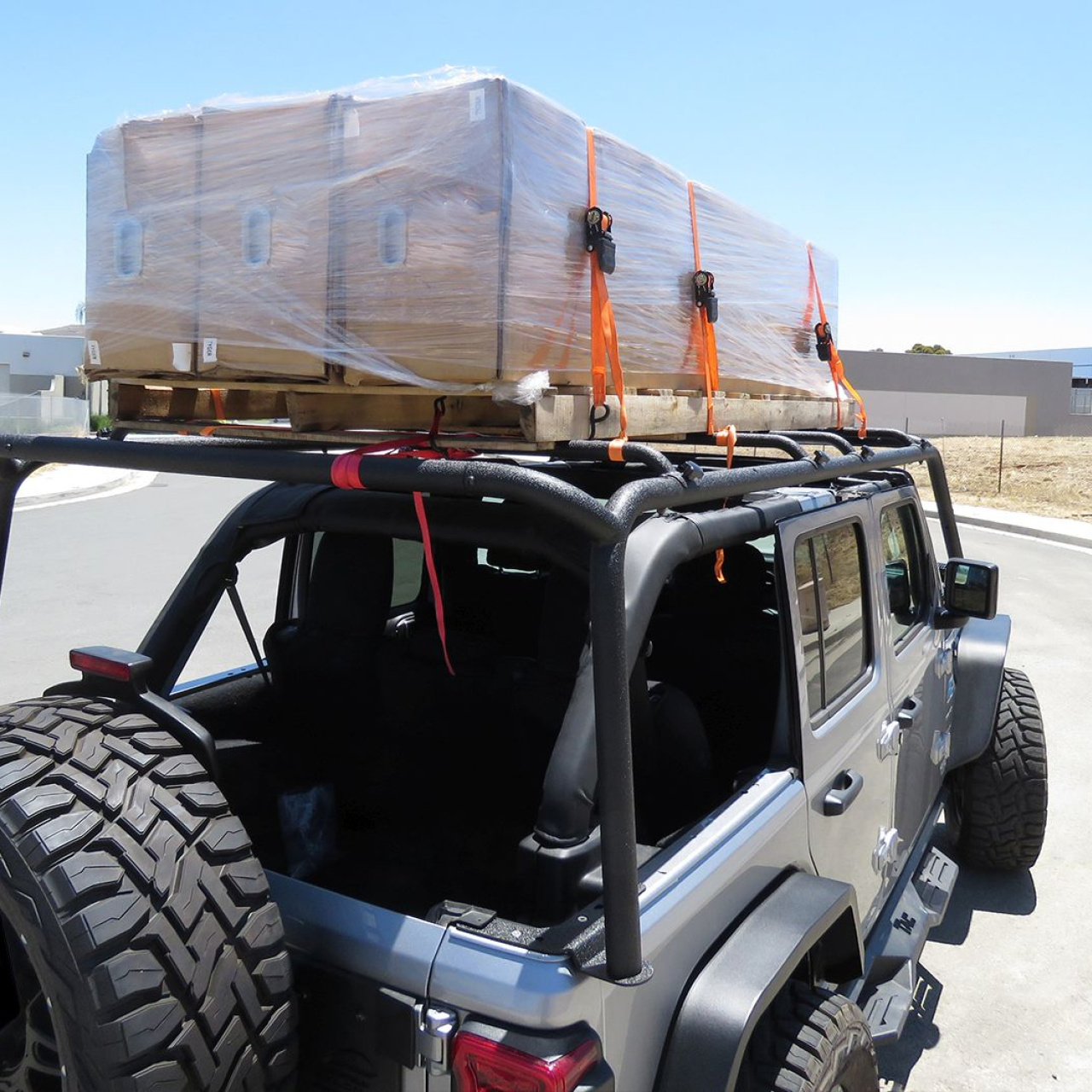  JEEP WRANGLER JL 2018+ 4D STELAŻ DACHOWY RAMA