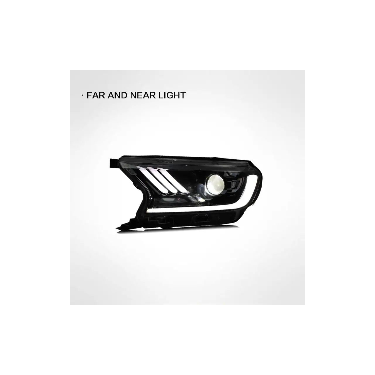 FORD RANGER 2015+ LAMPY PRZEDNIE MUSTANG STYLE