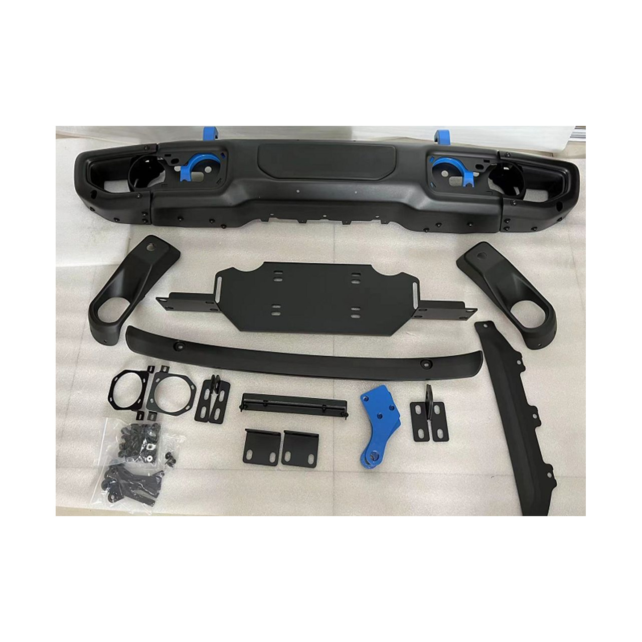 Zderzak przedni stalowy John Red z płytą pod wyciągarkę - Jeep Wrangler JL 4XE electric hybrid