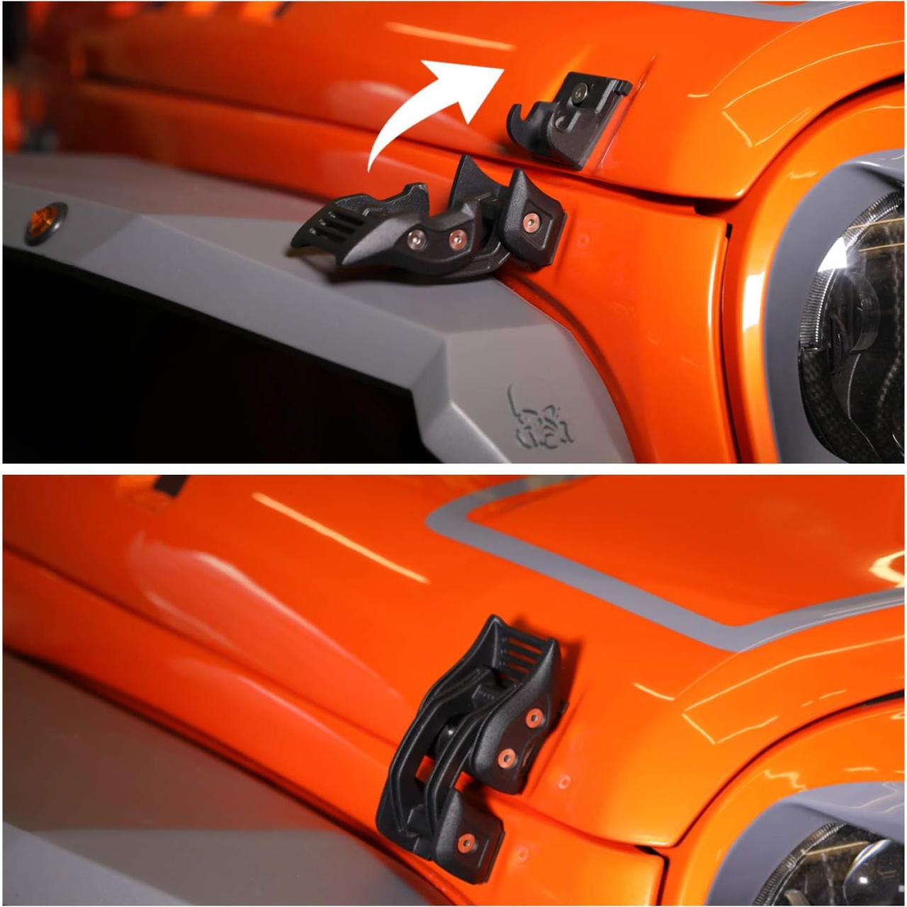 Zamknięcie boczne maski JEEP WRANGLER JL 2018+ 