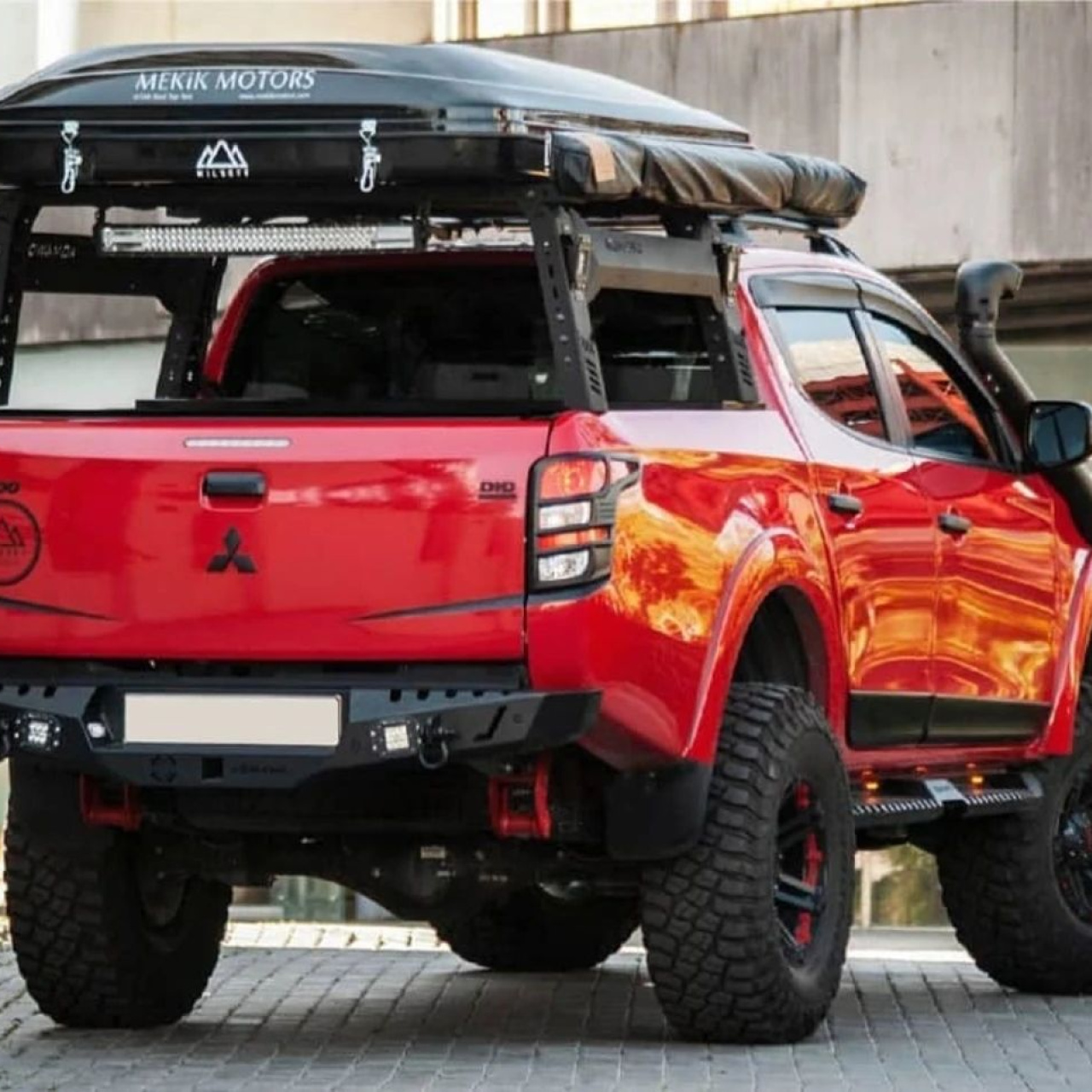 Zderzak stalowy tylny tył Mitsubishi L200 2015- Offroad