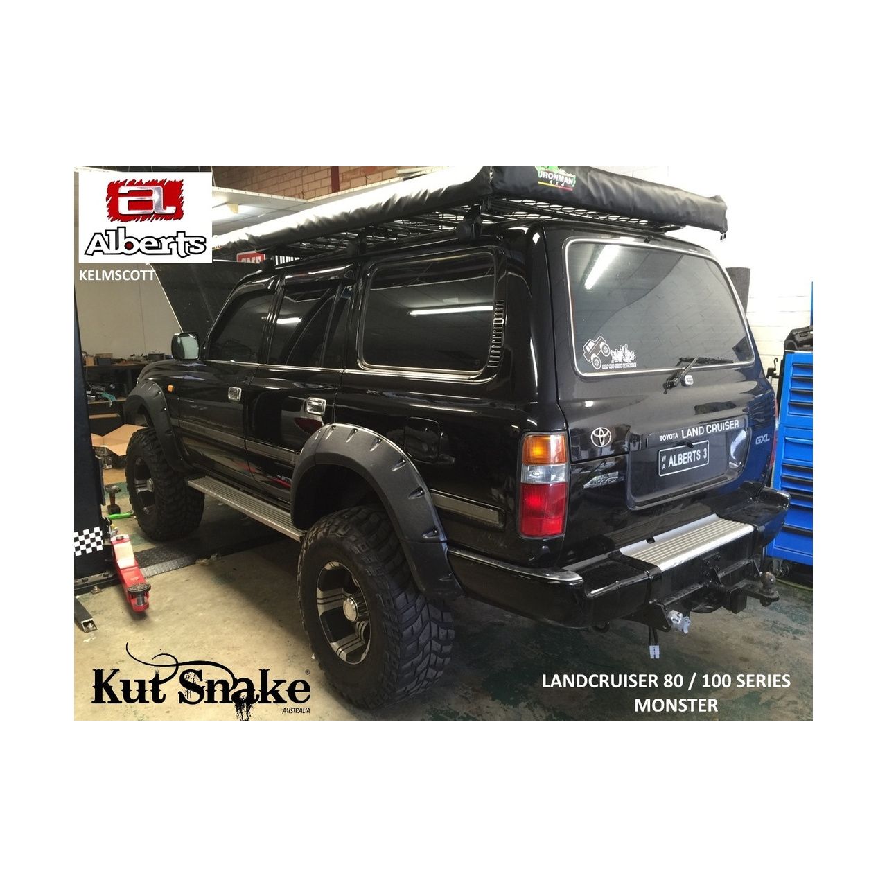 Poszerzenia błotników Toyota Land Cruiser 80 Monster szerokość - 95mm