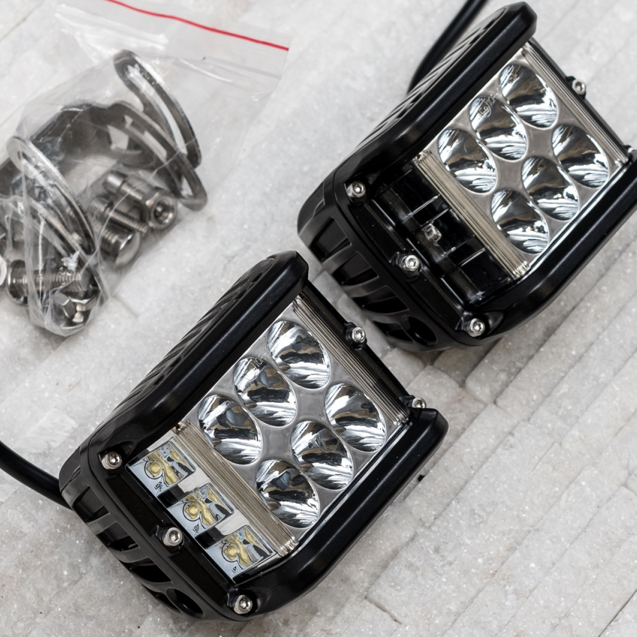 LAMPY LED 45W Z DOŚWIETLENIEM BOKÓW