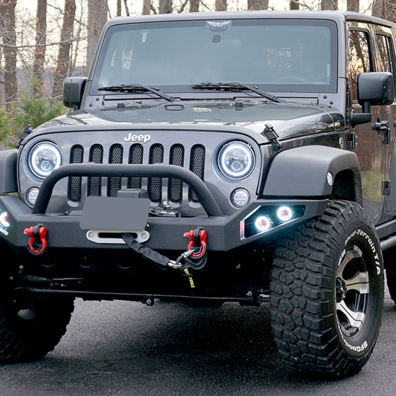 ZDERZAK PRZEDNI LP2  JEEP WRANGLER JL 2018+
