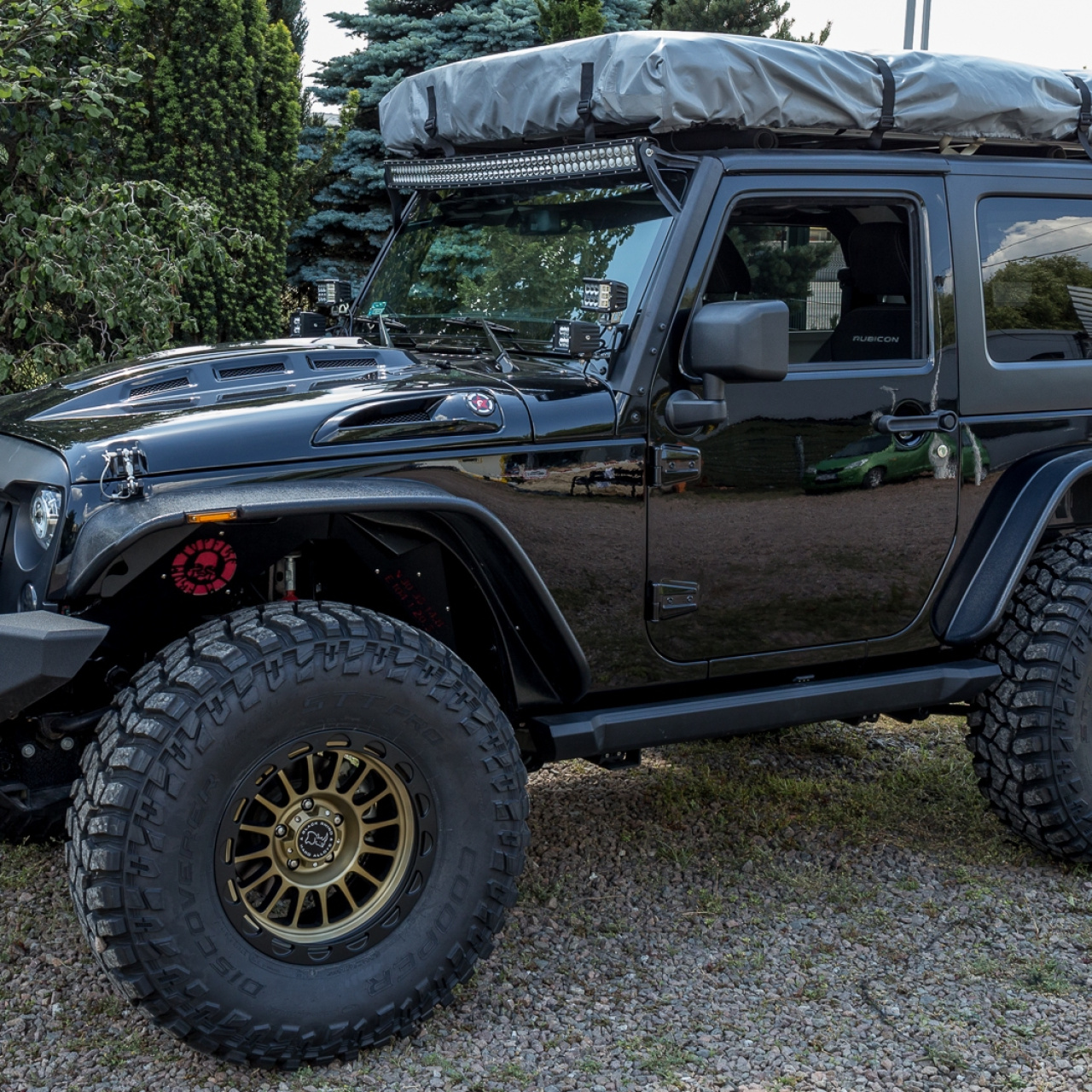 NAMIOT DACHOWY NORMANDY Z SIŁOWNIKAMI PNEUMATYCZNYMI 200X120X70/110CM WRANGLER JK, JL 2007-2019