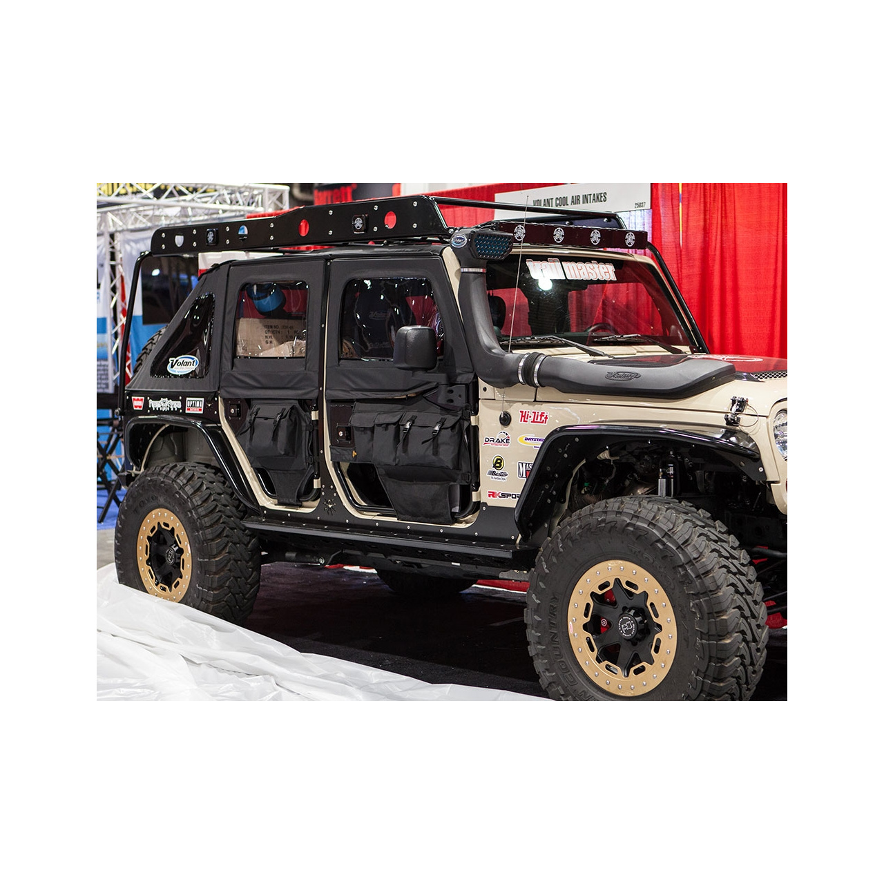 Osłony boczne stalowe POISON SPYDER - Jeep Wrangler JK 4 drzwi