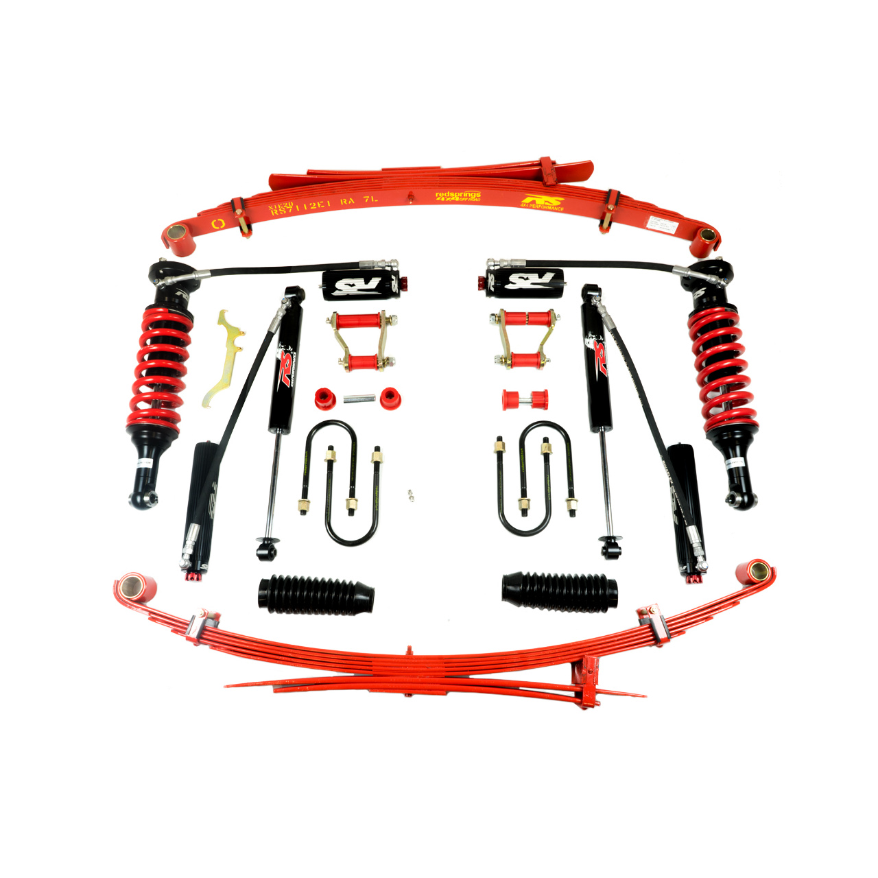 Zestaw zawieszenia lift 2" Red Springs - Ford Ranger PXIII 19-on