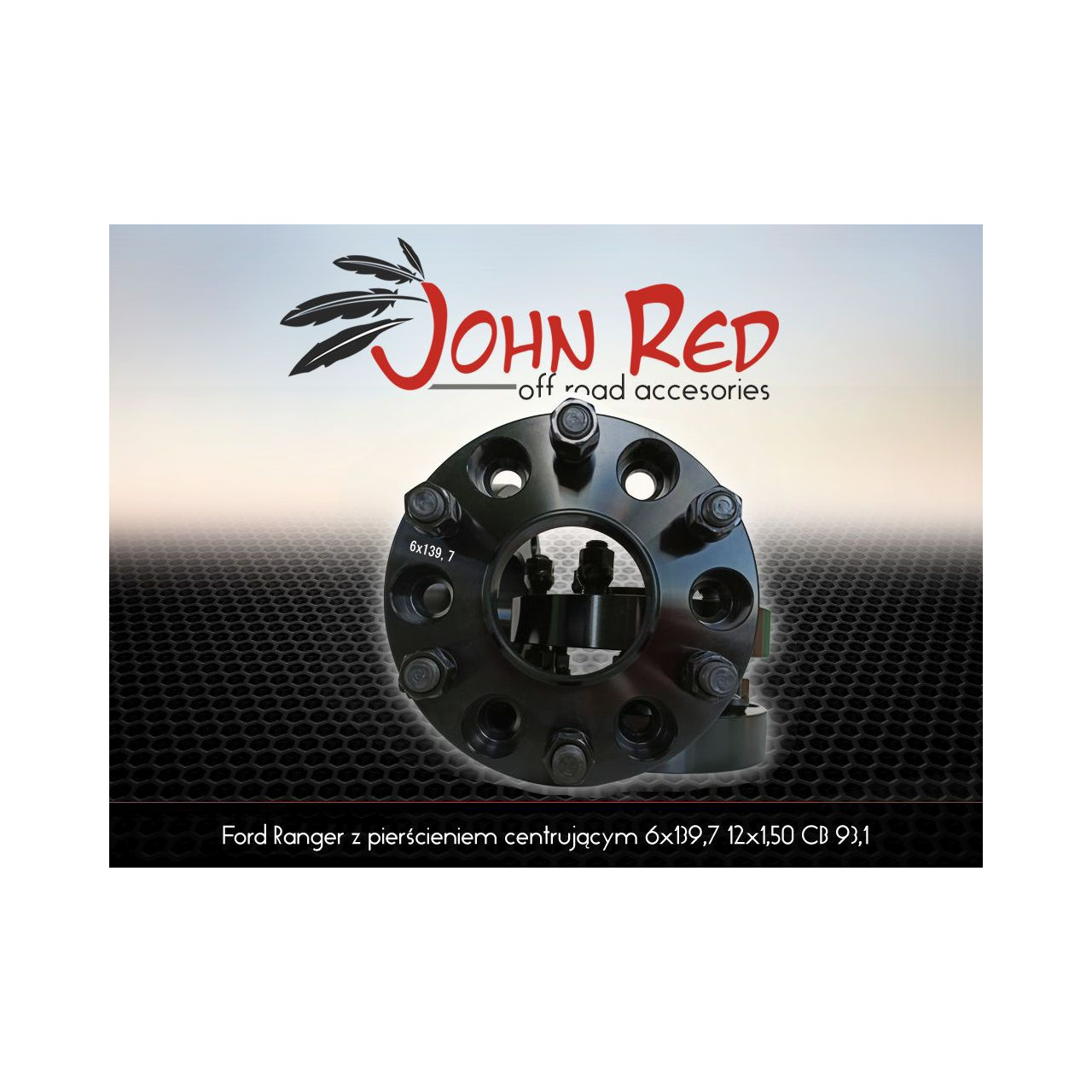 Dystanse aluminiowe 30mm 6x139,7 Ford Ranger