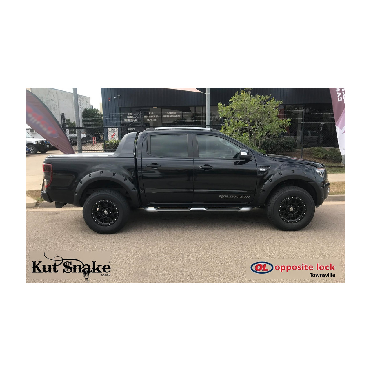 Poszerzenia błotników Ford Ranger PX szerokość - 55mm