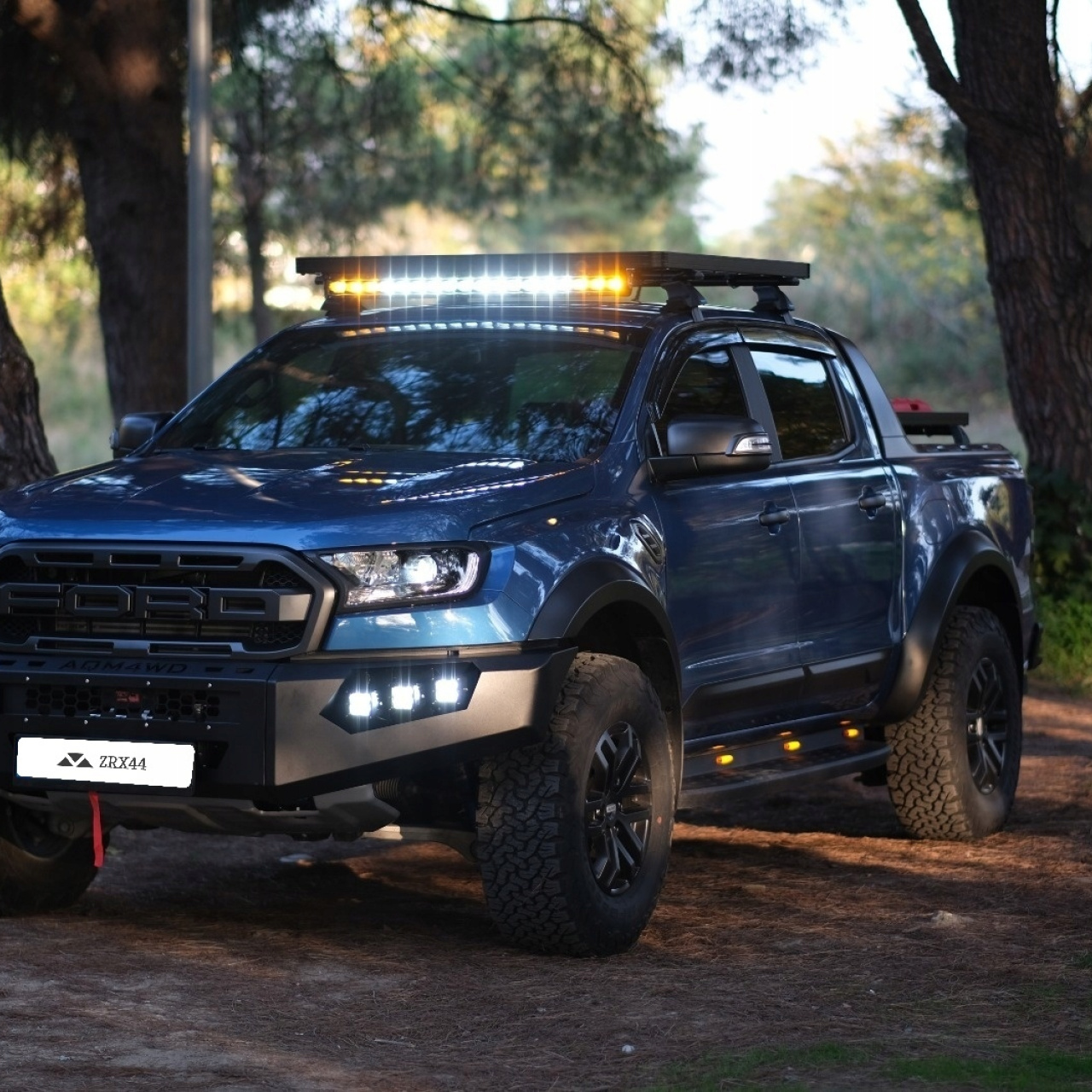 Zderzak przedni z płytą pod wyciągarkę Ford Ranger 15-22