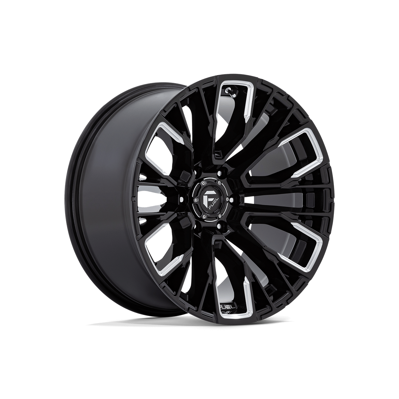 Felga aluminiowa 17" Fuel D849 REBAR 17x9 ET-12 6x139,7 Gloss Black Milled