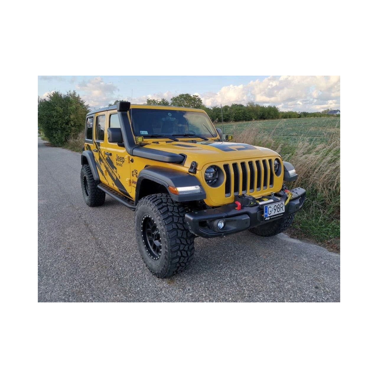 Snorkel, Wlot powietrza JEEP WRANGLER JL JT 2018+