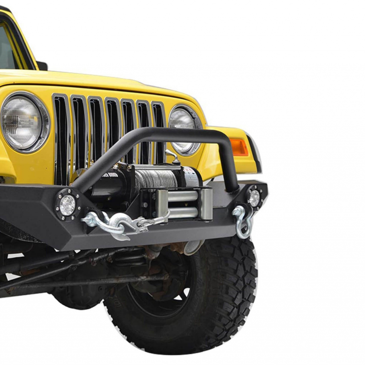  ZDERZAK PRZEDNI Z LED HUNTER PAROMOUNT AUYOMOTIVEJEEP WRANGLER YJ/TJ 87-06