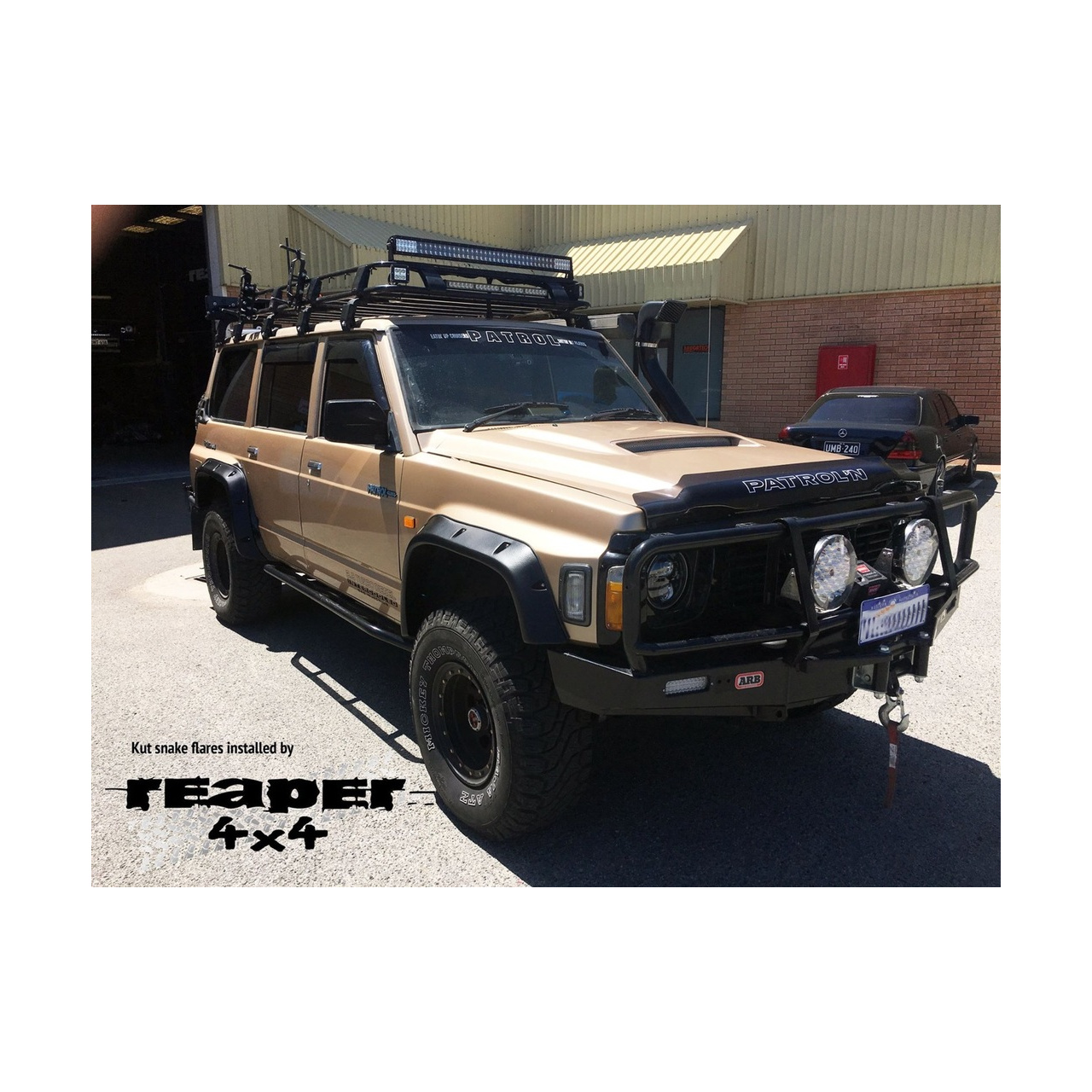 Poszerzenia błotników Nissan Patrol Y60 - szerokość 100mm