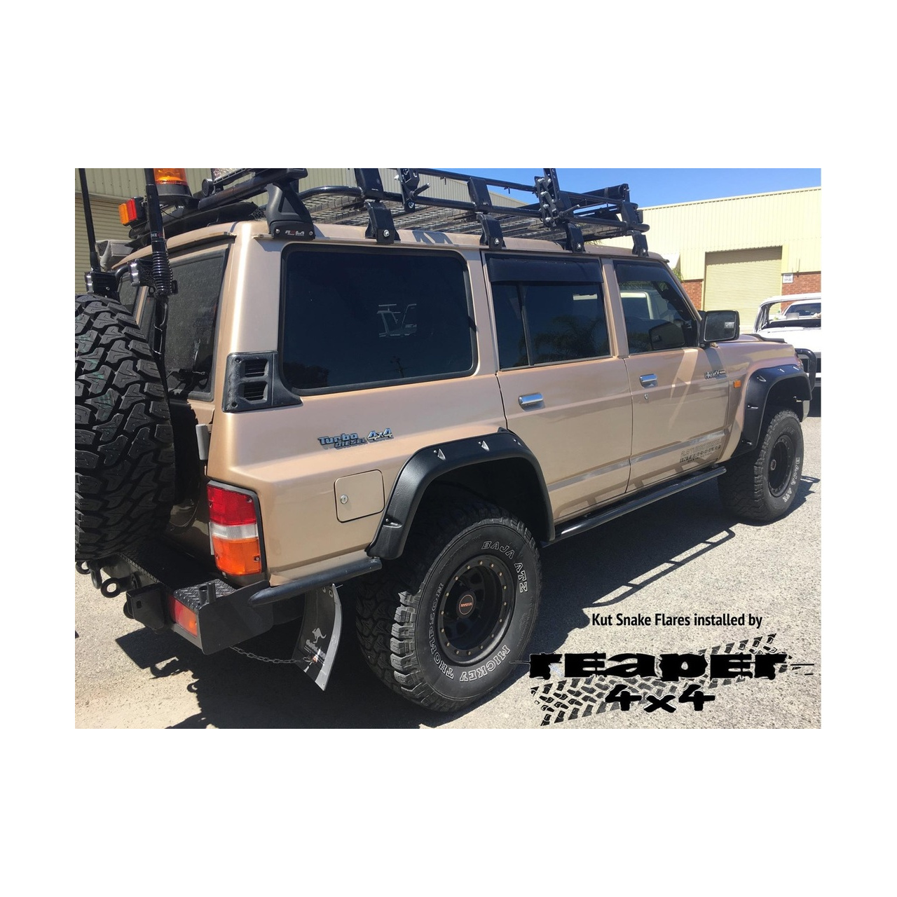 Poszerzenia błotników Nissan Patrol Y60 - szerokość 100mm