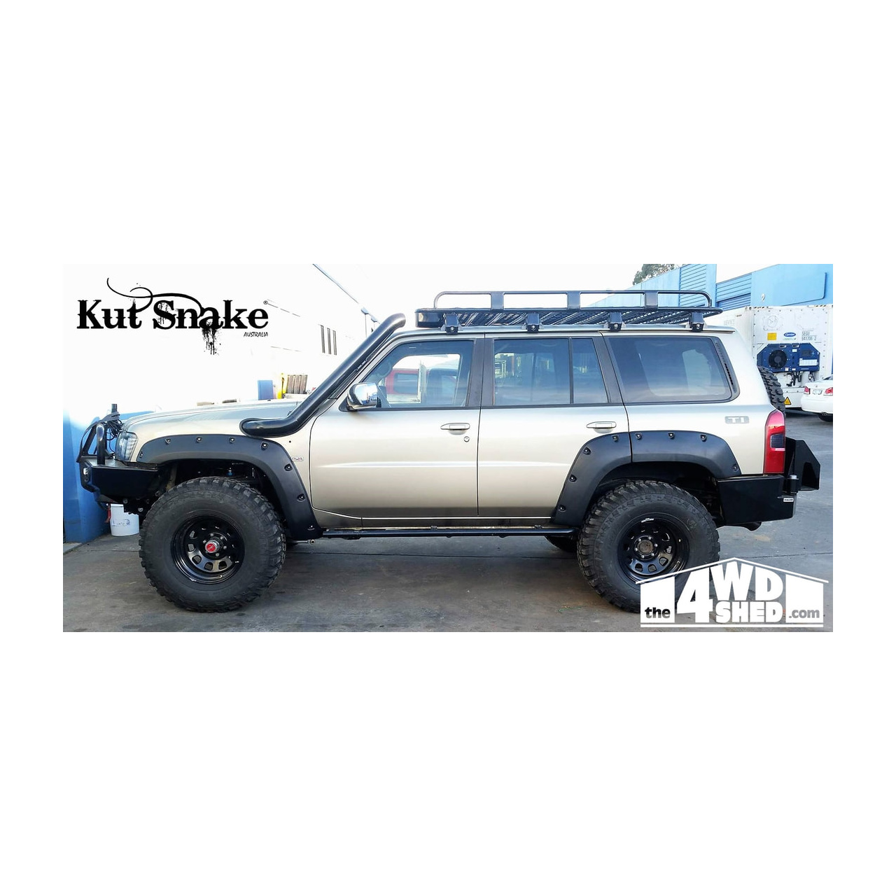 Poszerzenia błotników Nissan Patrol Y61 5D GU4 2005- szerokość 70mm