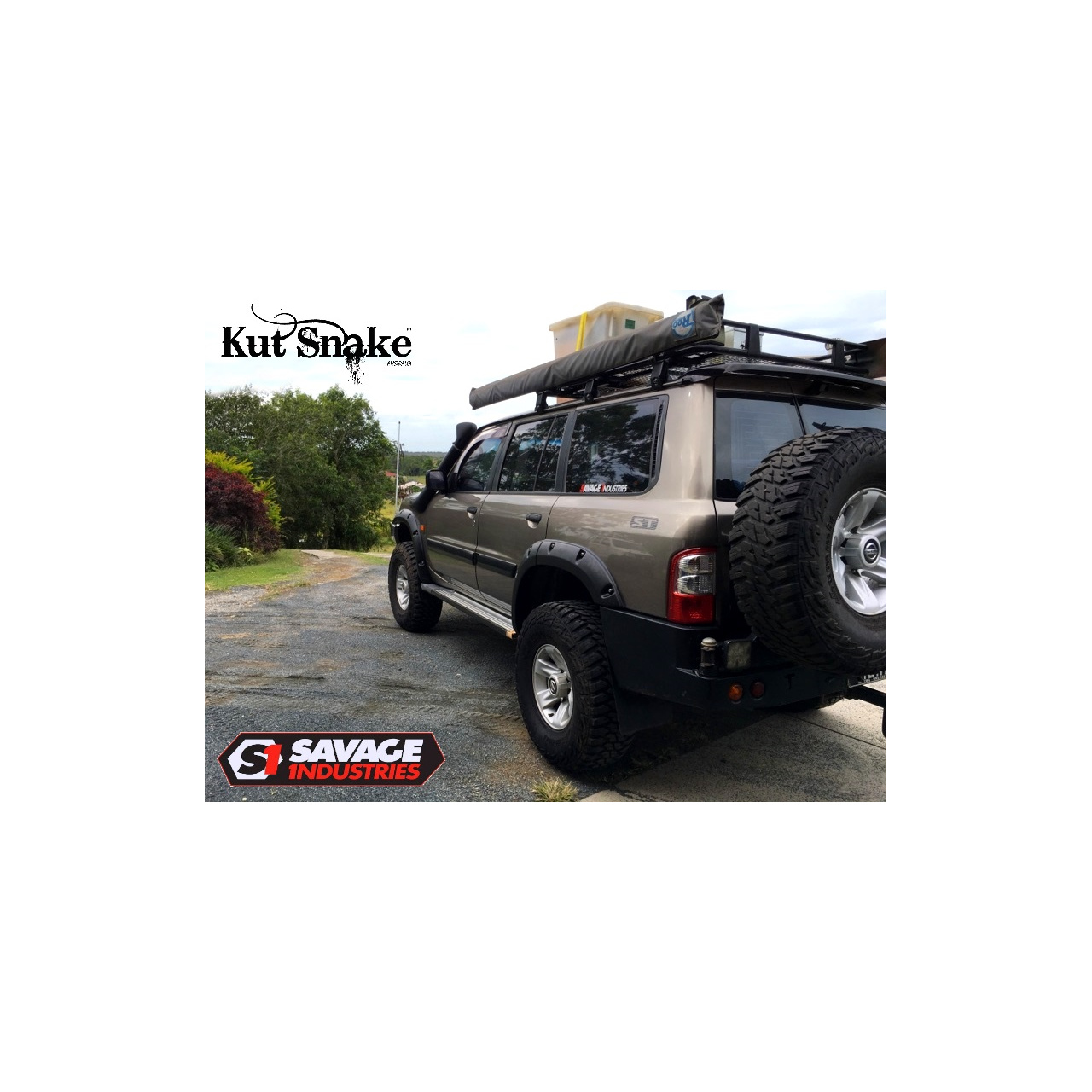 Poszerzenia błotników Nissan Patrol Y61 5D 1997-2004  - szerokość 50mm