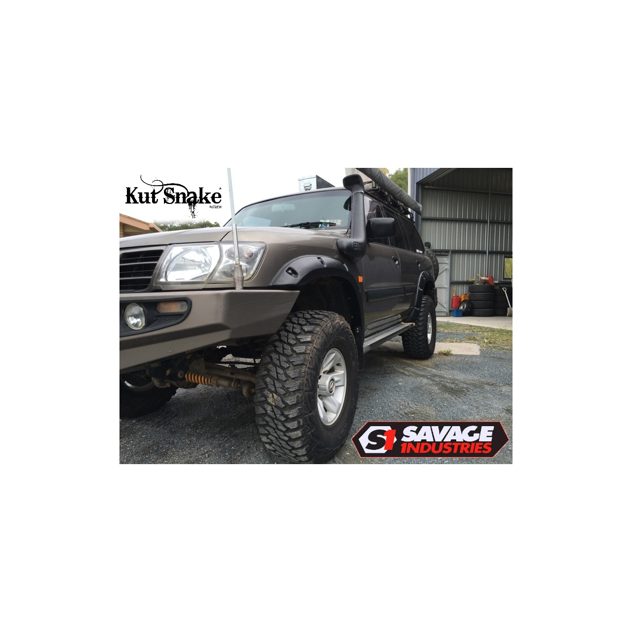 Poszerzenia błotników Nissan Patrol Y61 5D 1997-2004  - szerokość 50mm